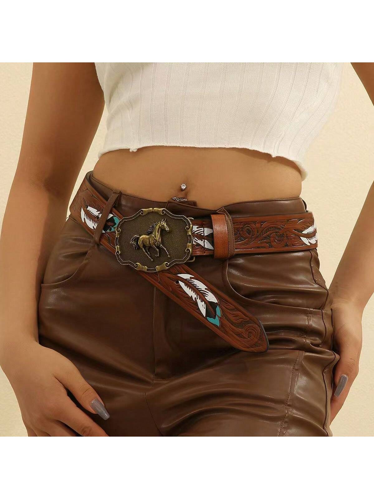 Vintage Western Cowboy Belt