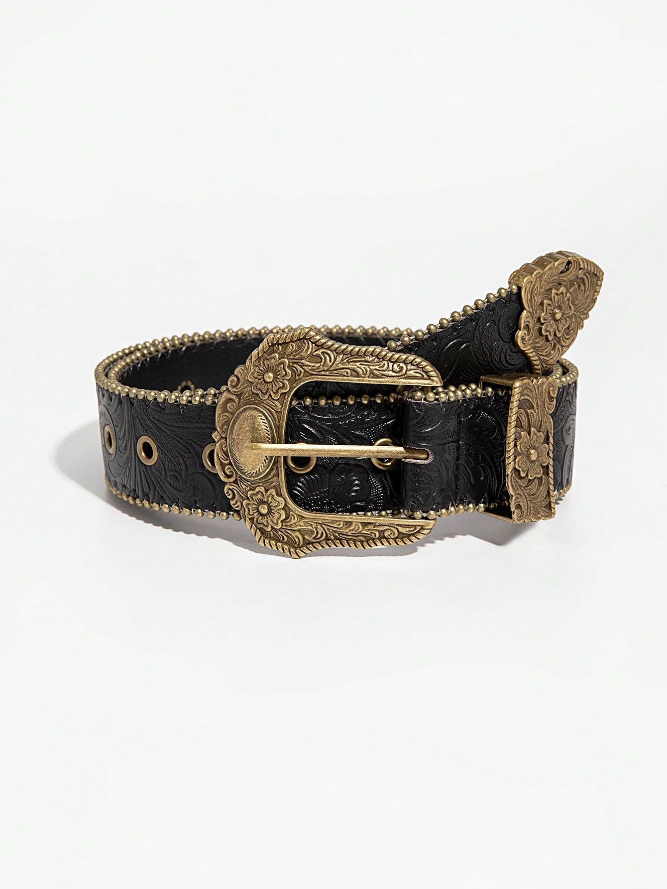 Women Vintage Boho Buckle Belt