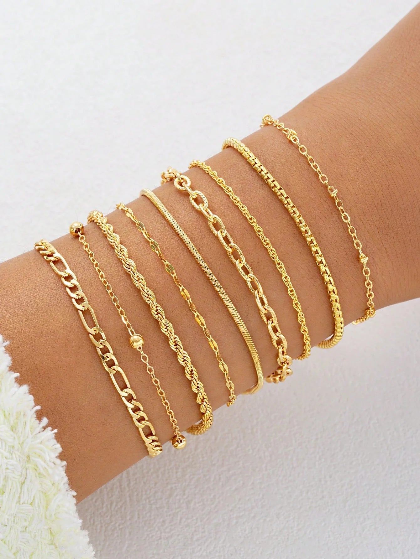 Women’s Layered Heart Bracelet Set
