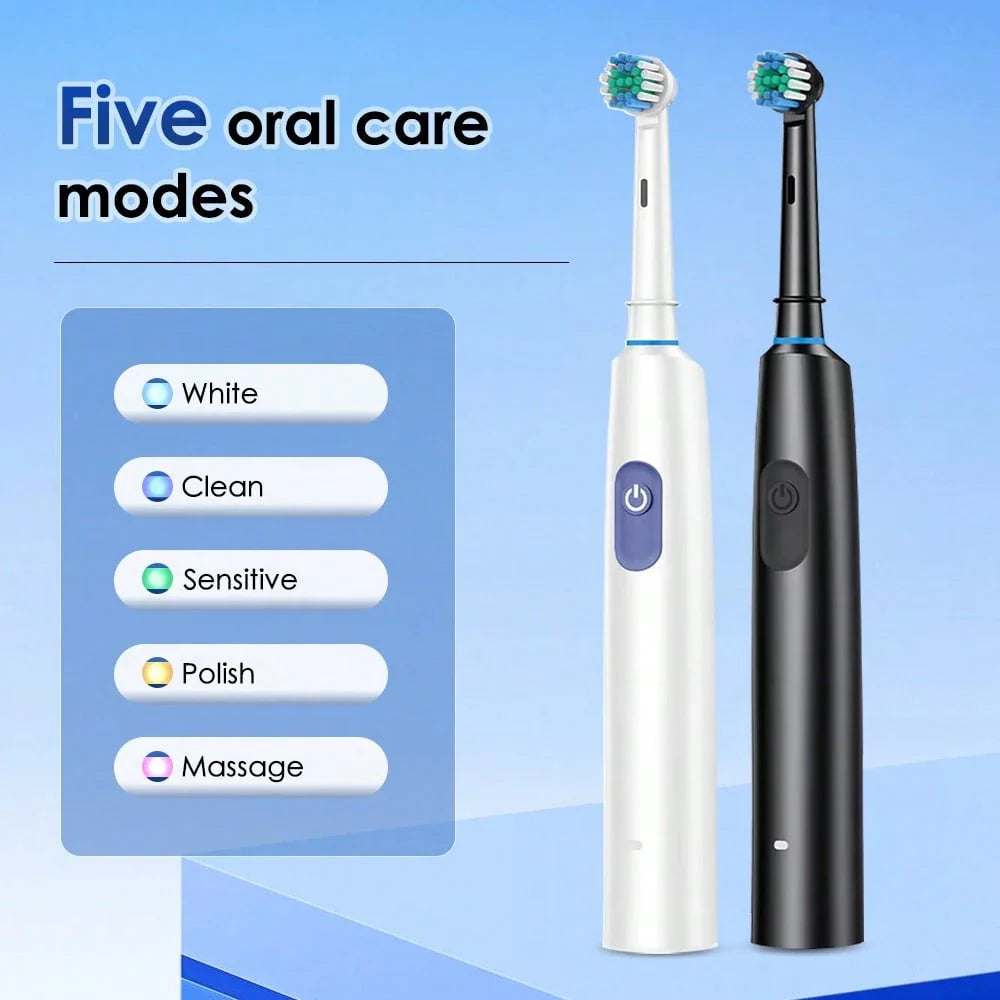 Rotating Electric Toothbrush With Modes