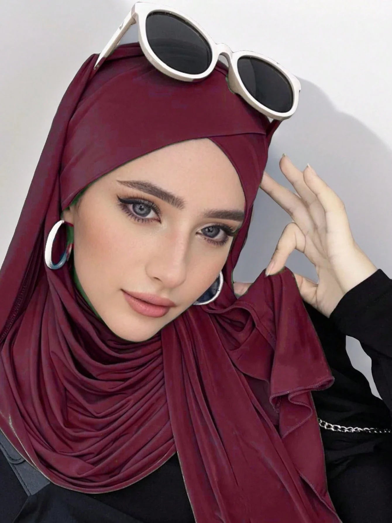 Tie-On Crystal Linen Instant Hijab