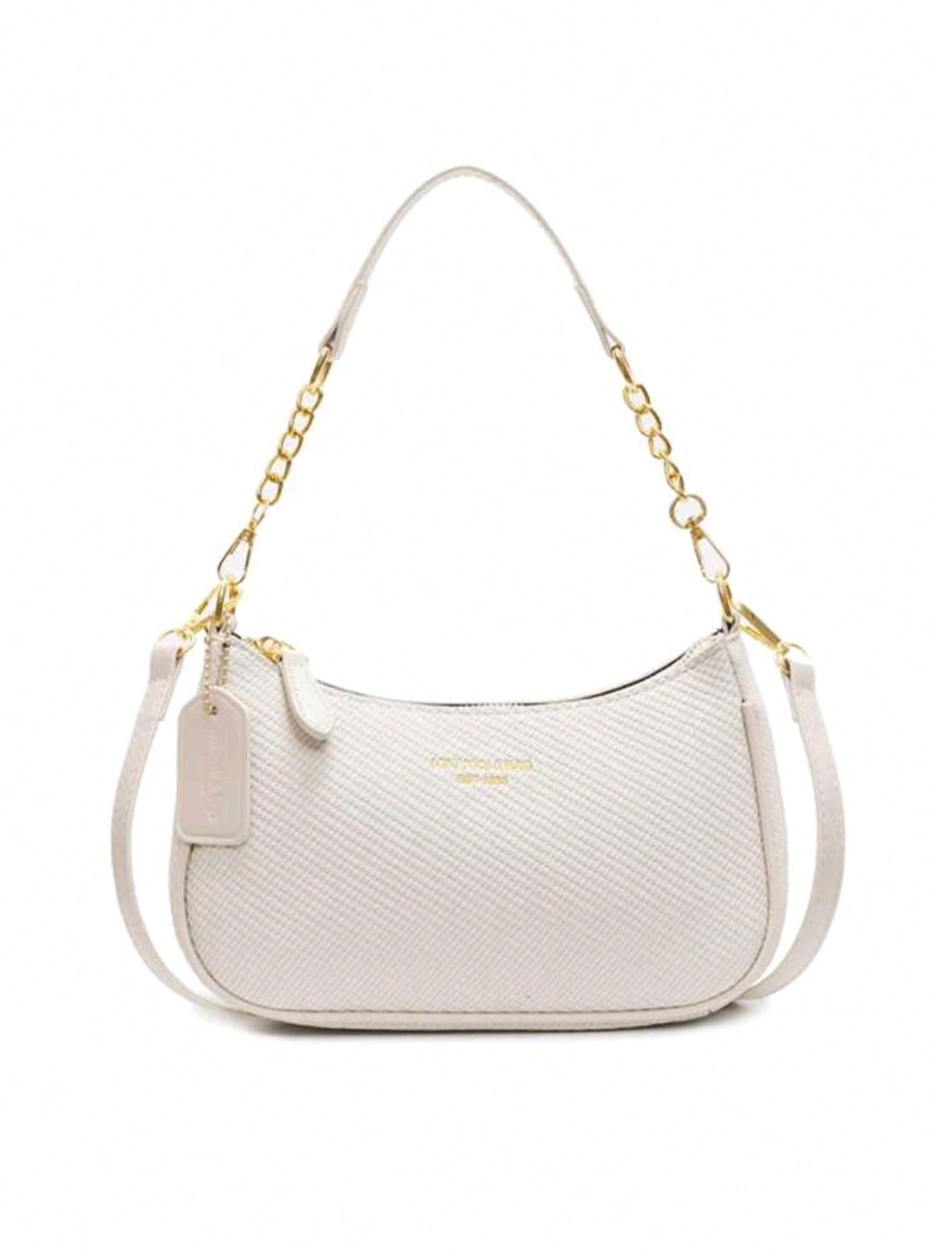 Classic Letter Pattern Shoulder Bag