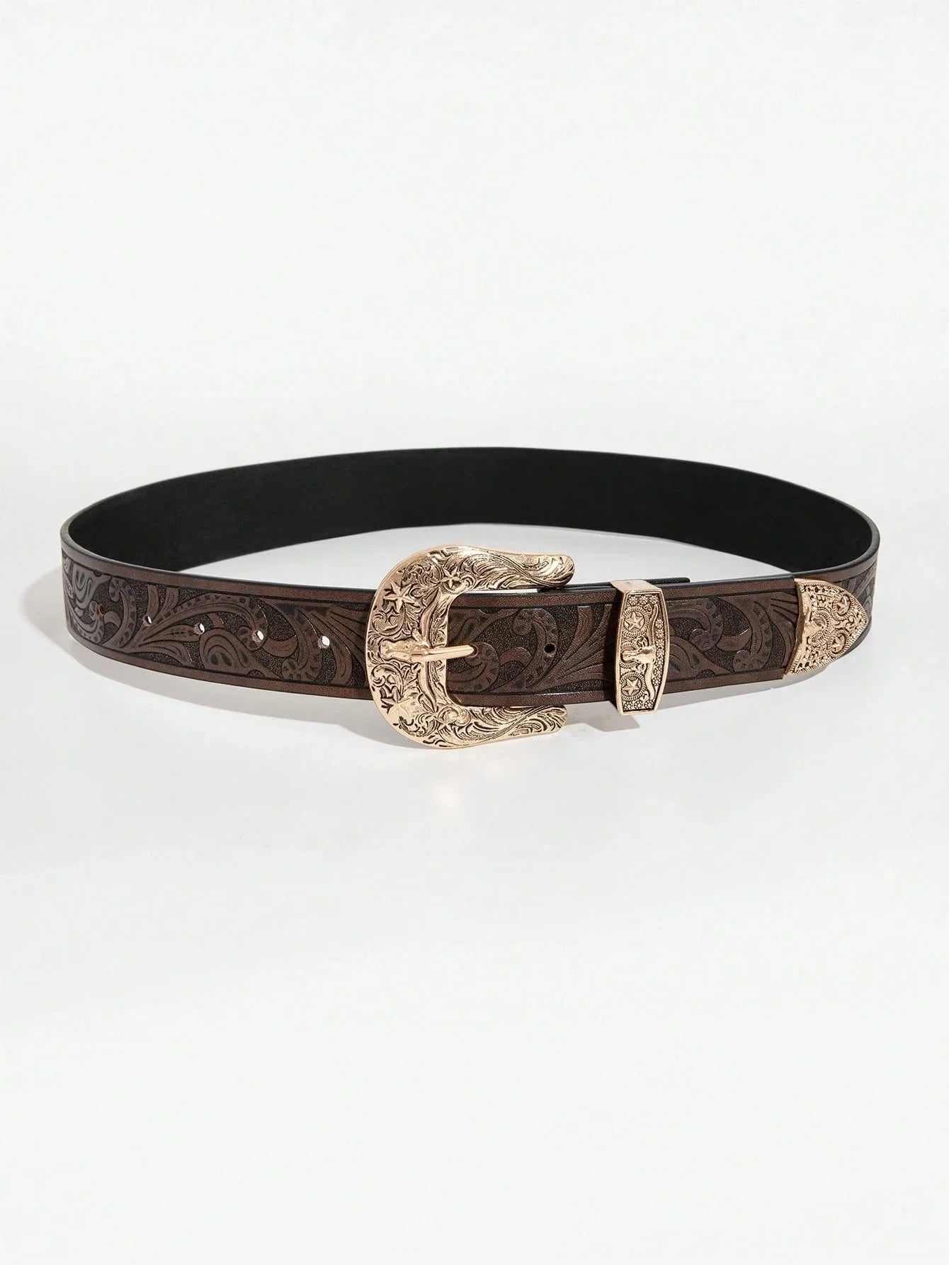 Vintage Western Bull & Dragon Belt