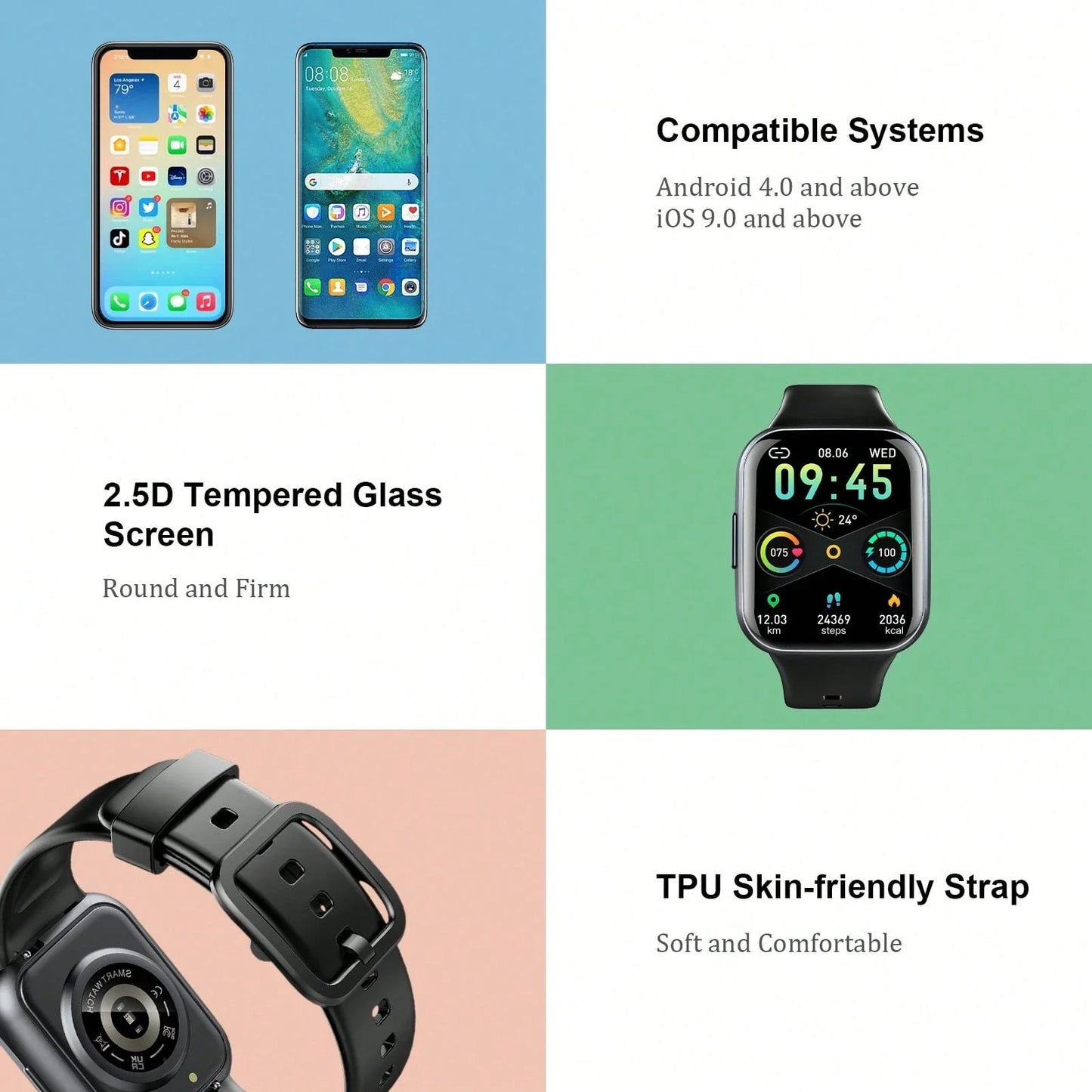 Btootos Q23 Fitness Smartwatch