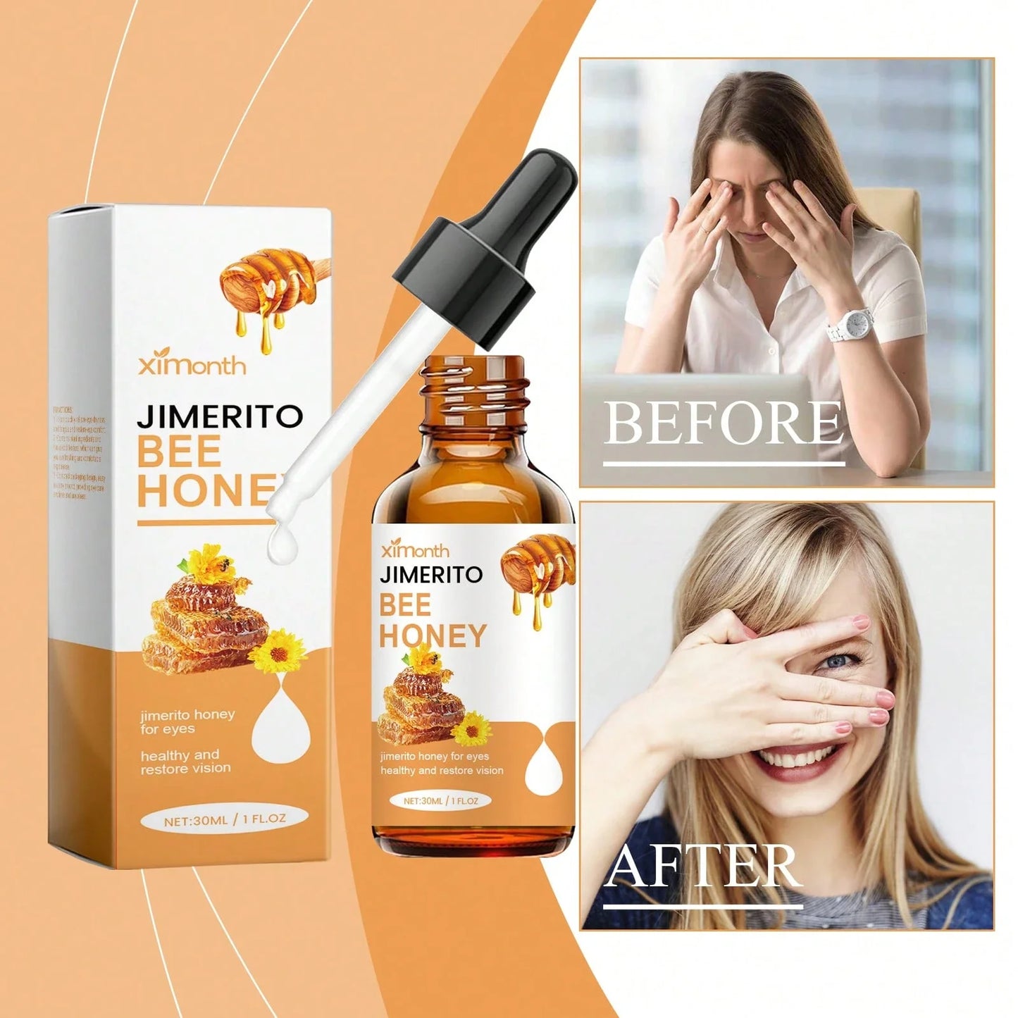 Ximonth Bee Honey Eye Drops