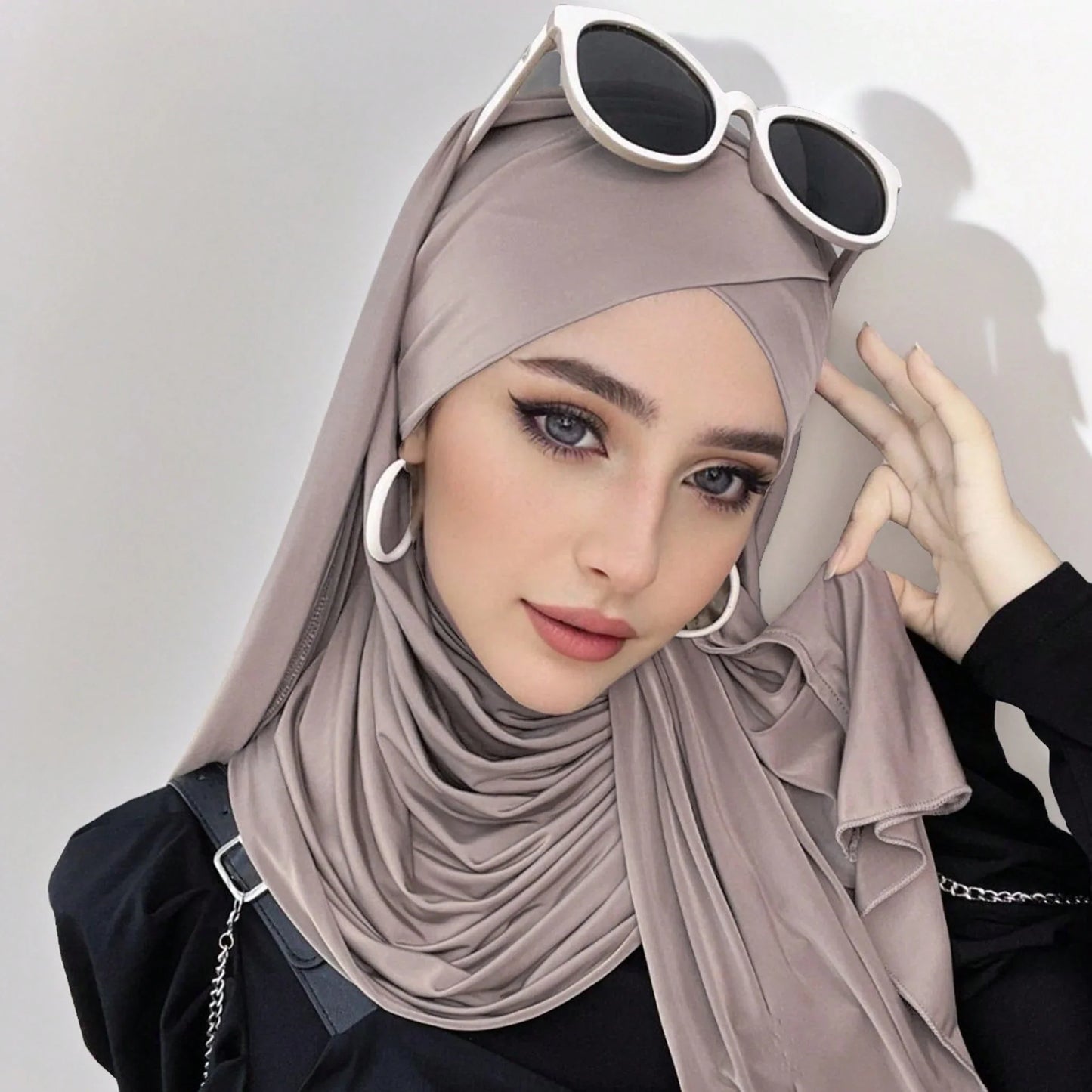 Tie-On Crystal Linen Instant Hijab