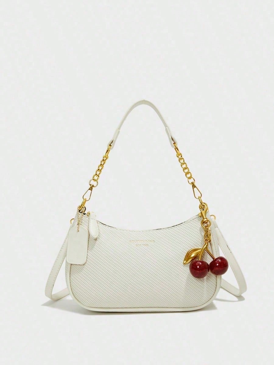 Women’s Litchi Grain Crossbody Handbag