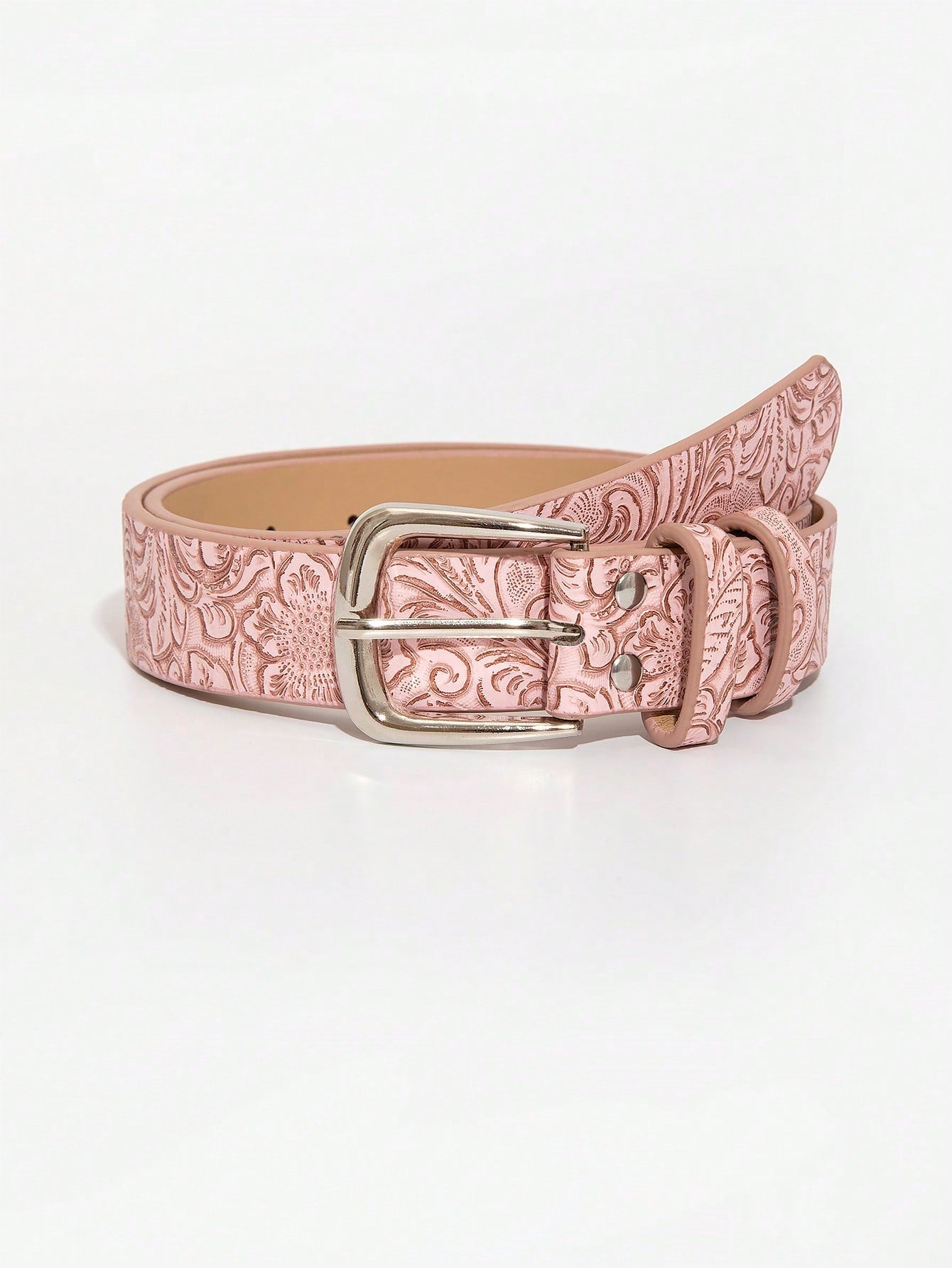 Women's Retro Square Buckle Belt