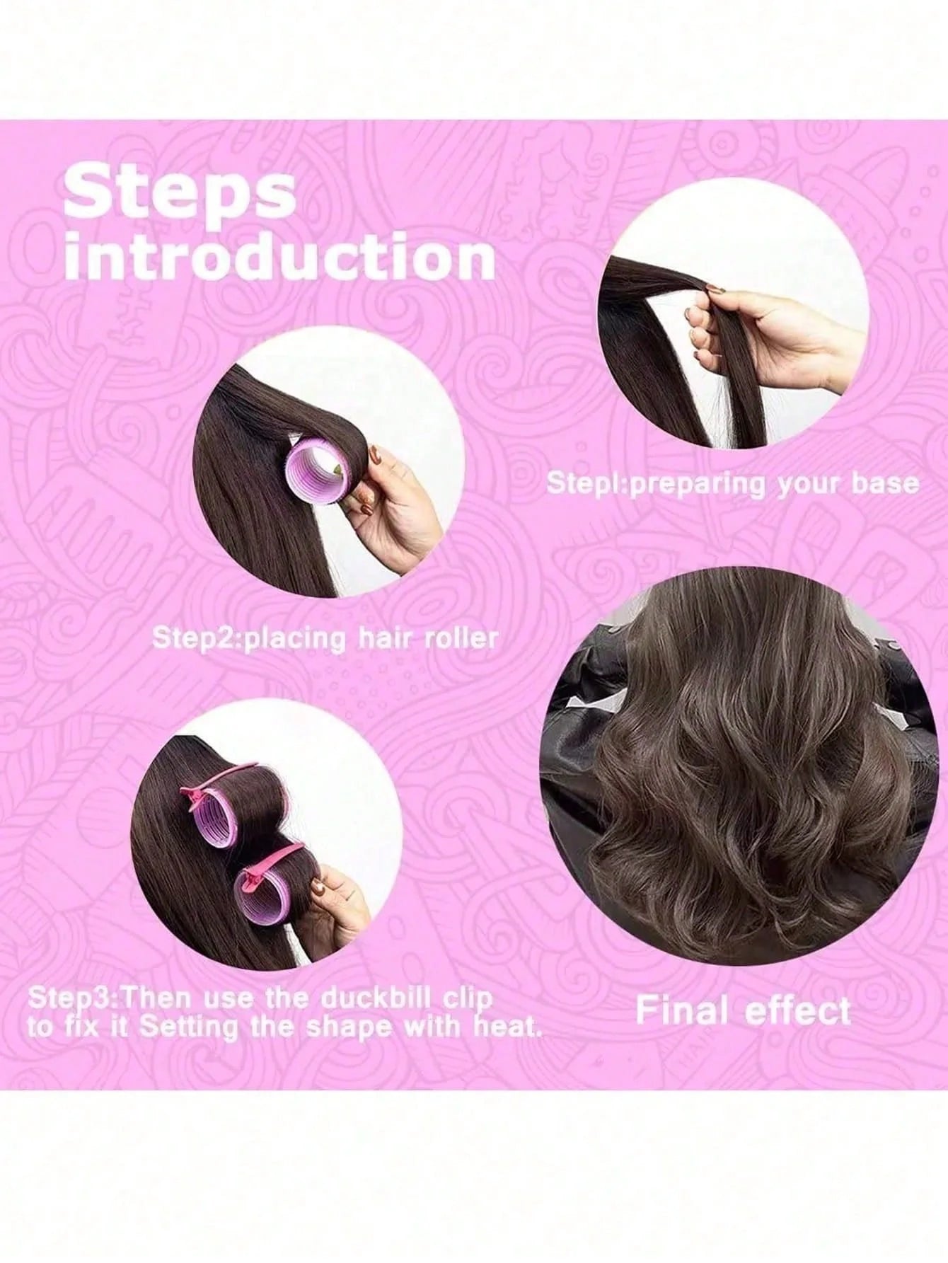 18pcs Hair Rollers Curling Set
