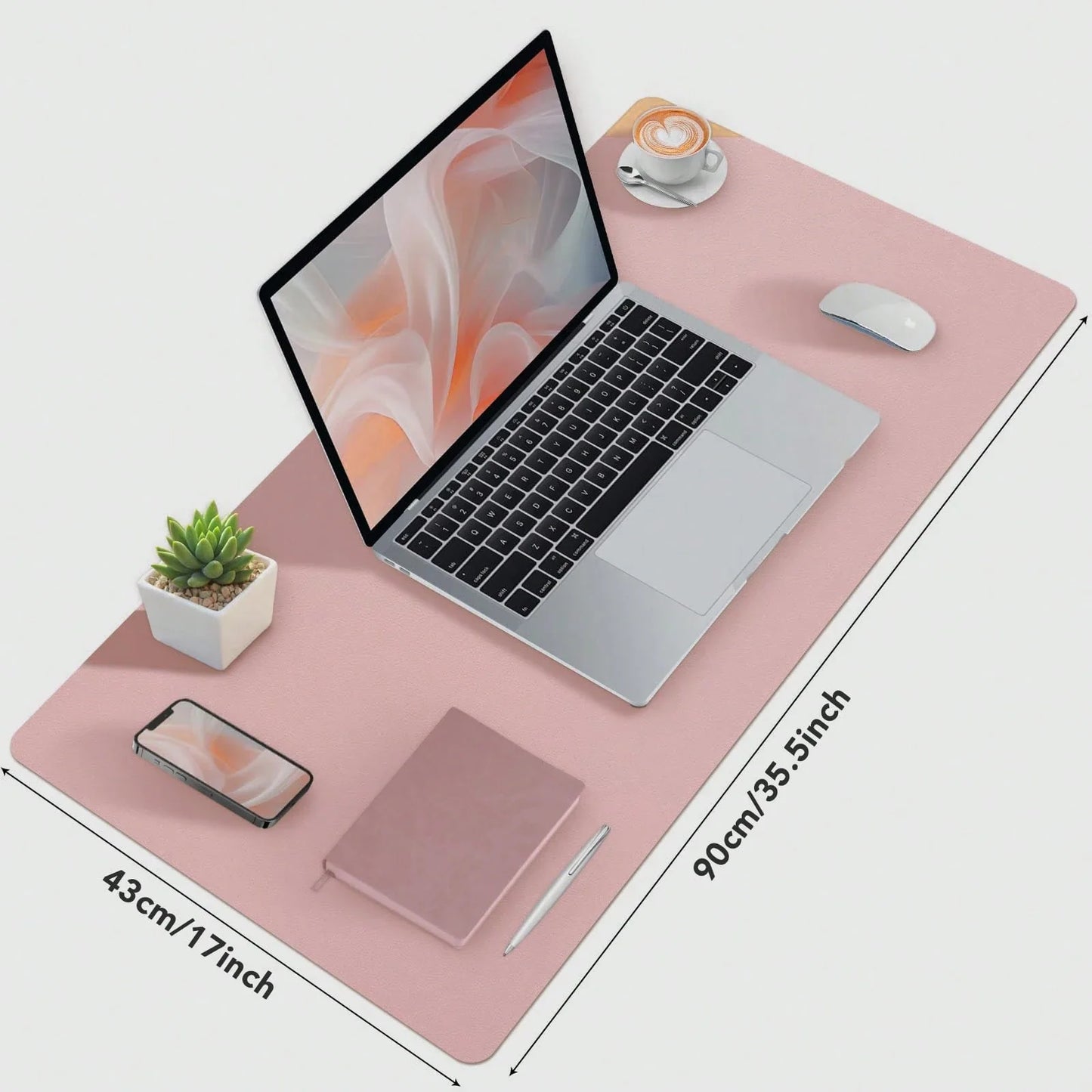Super Large Pink Desk Pad