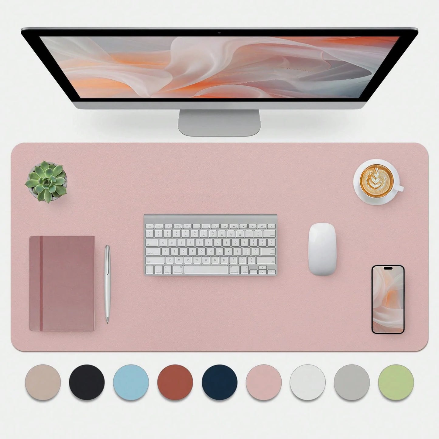 Super Large Pink Desk Pad