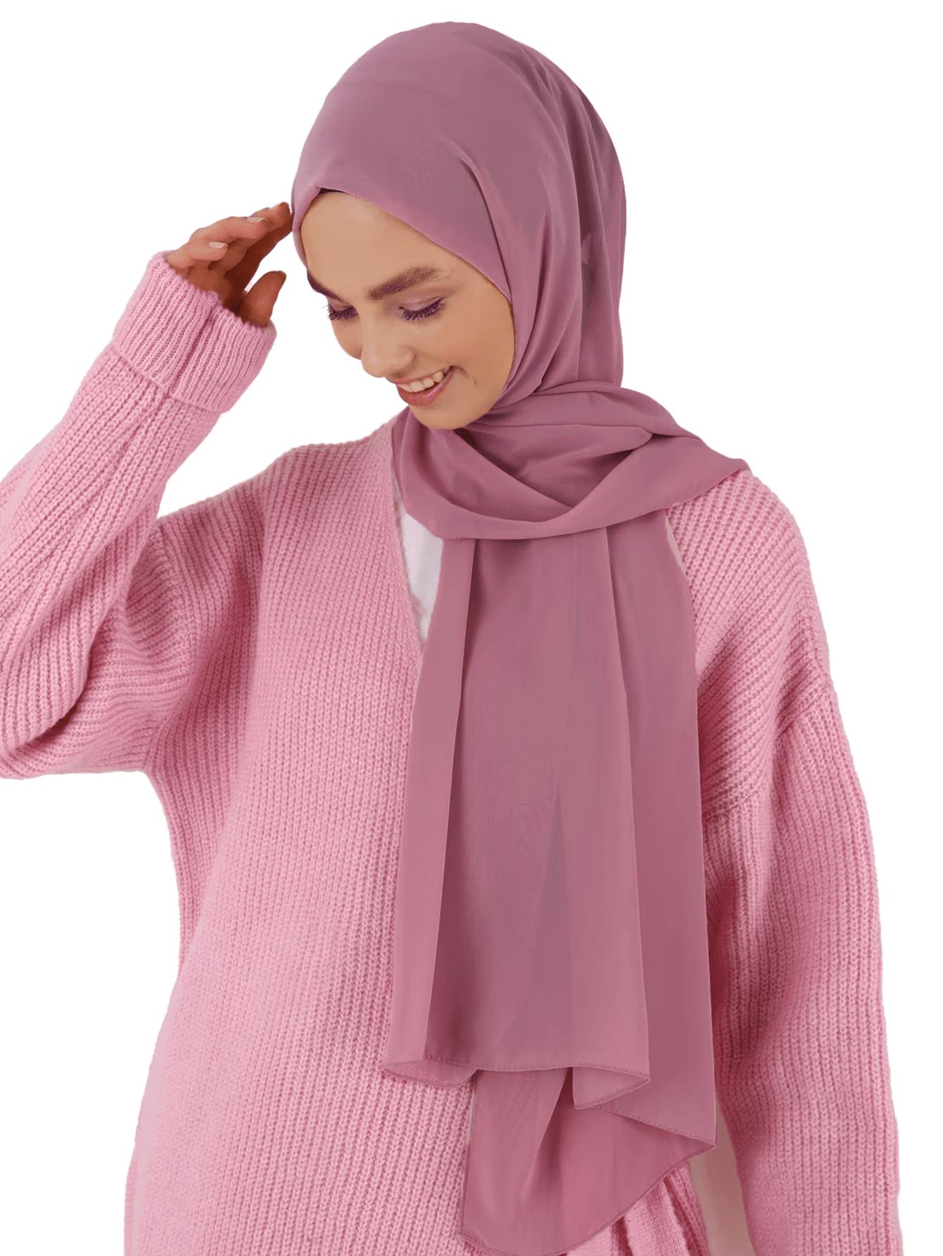 Solid Color Chiffon Hijab Scarf
