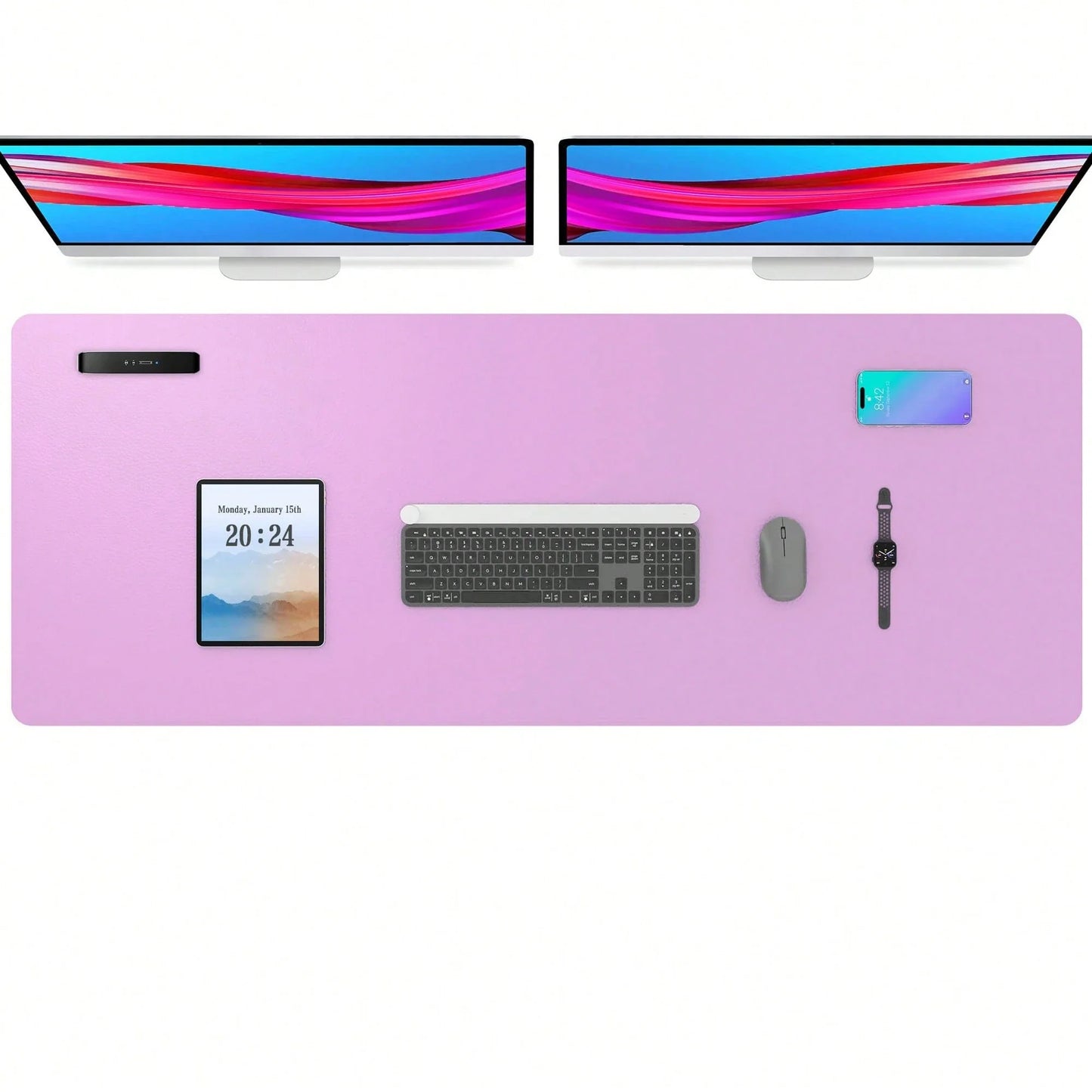 Super Large Pink Desk Pad