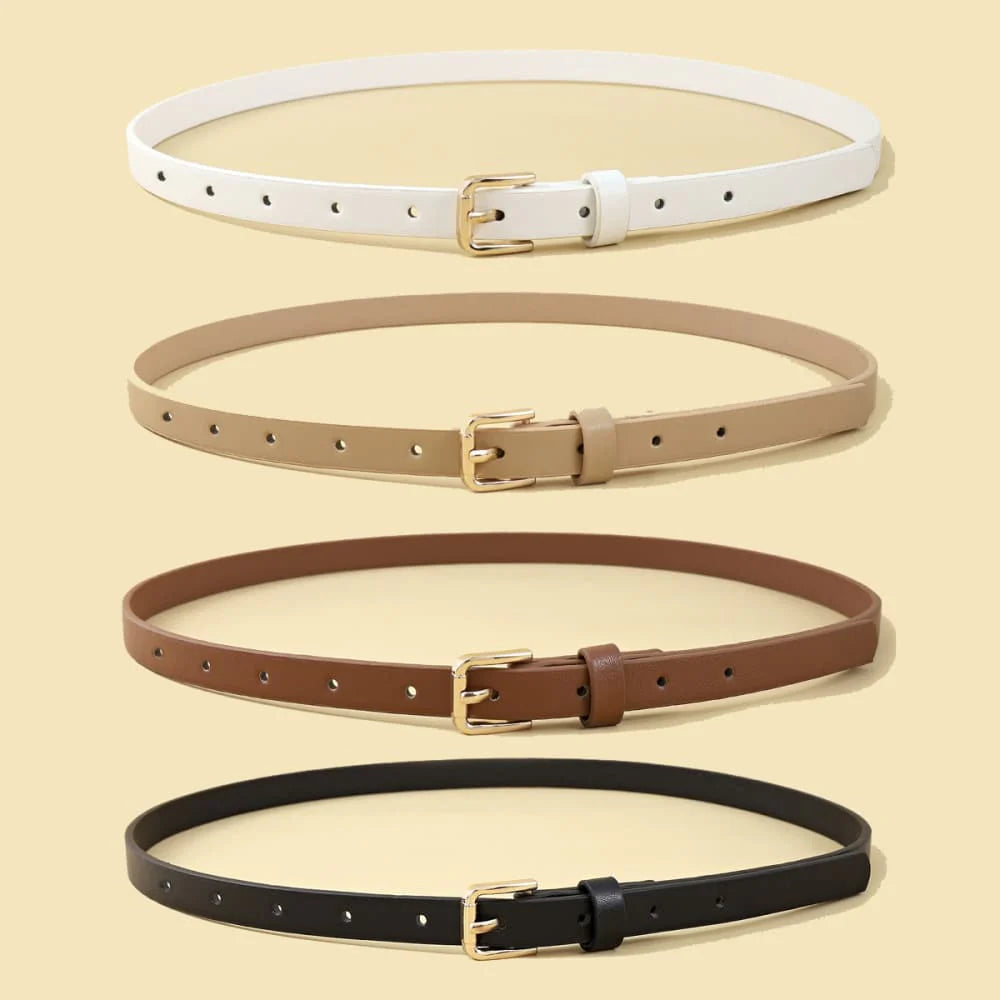 4PCS Minimalist Fashion Belt Set