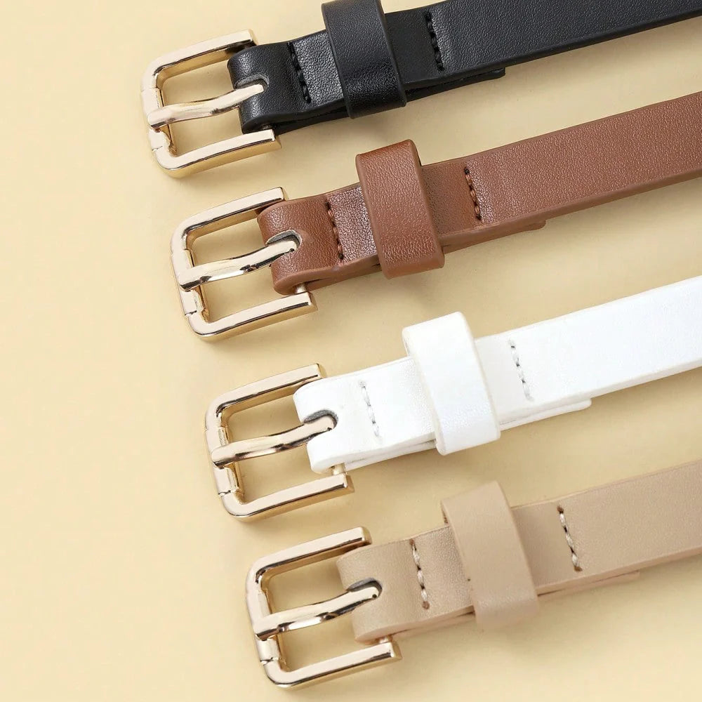 4PCS Minimalist Fashion Belt Set