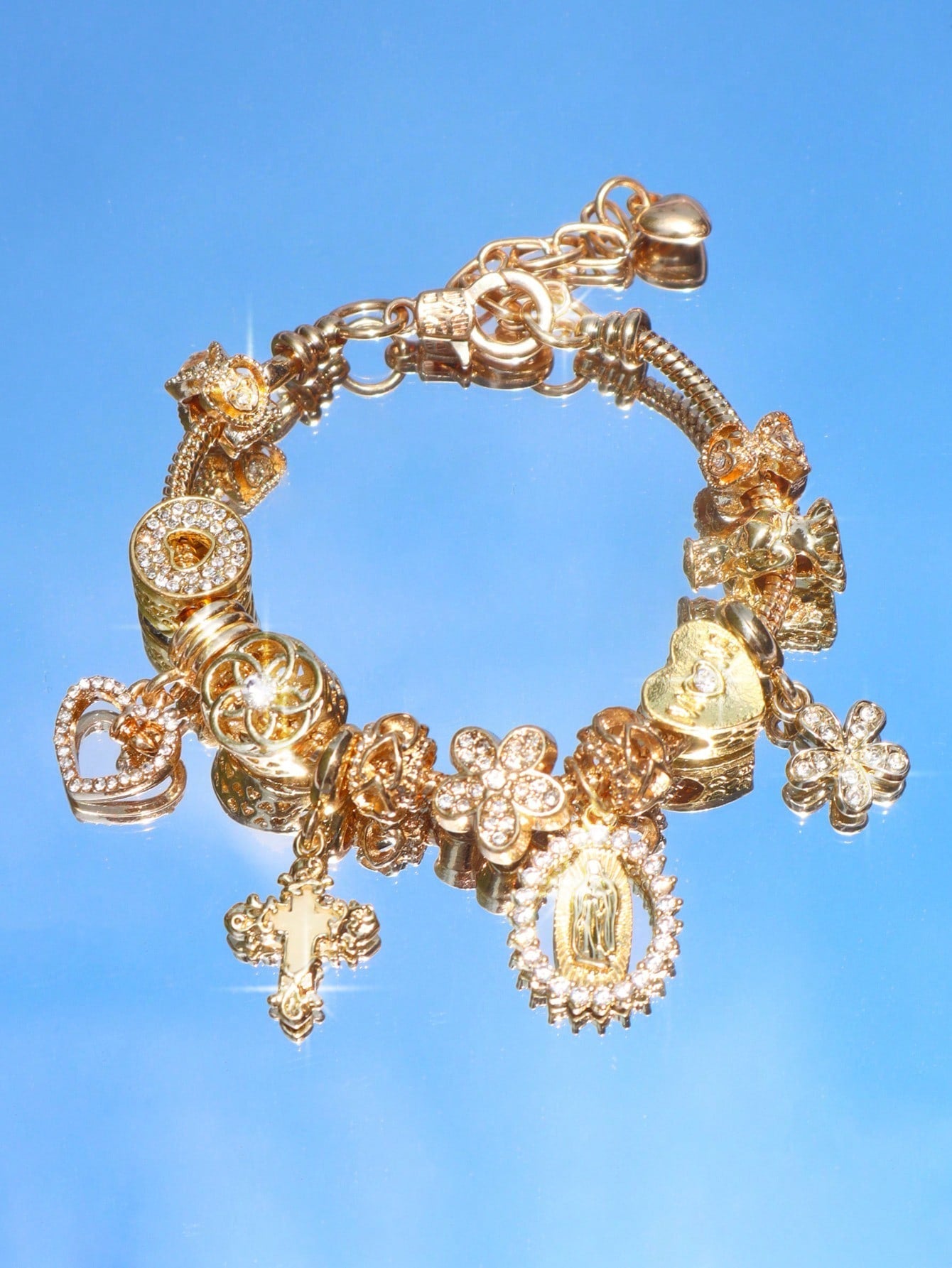 Women’s Charm Bracelet Set 4pcs