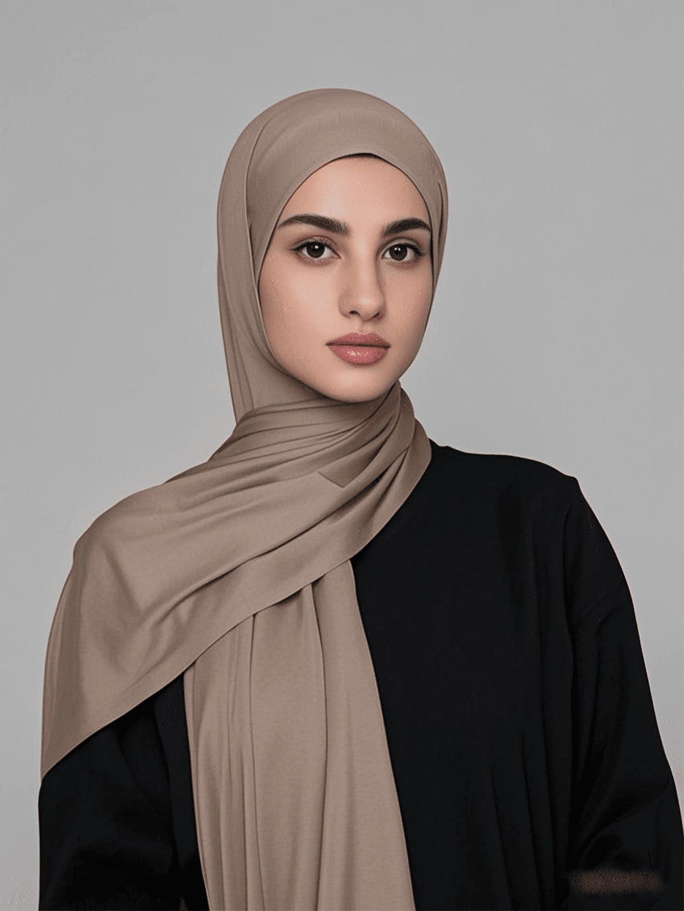 Plus Size Knitted Shawl Scarf
