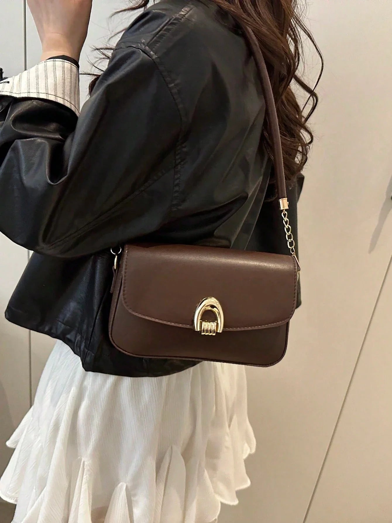 Women’s Elegant Crescent Shoulder Bag