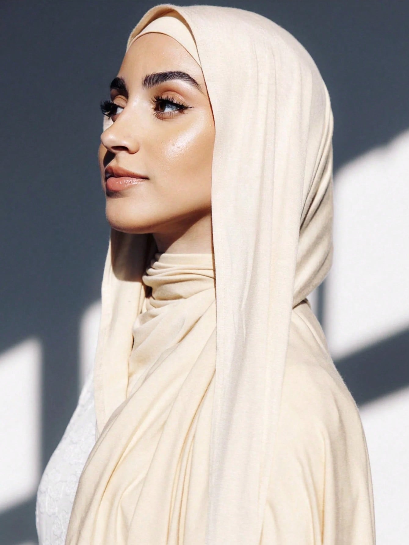 2PCS Jersey Hijab Undercap Set