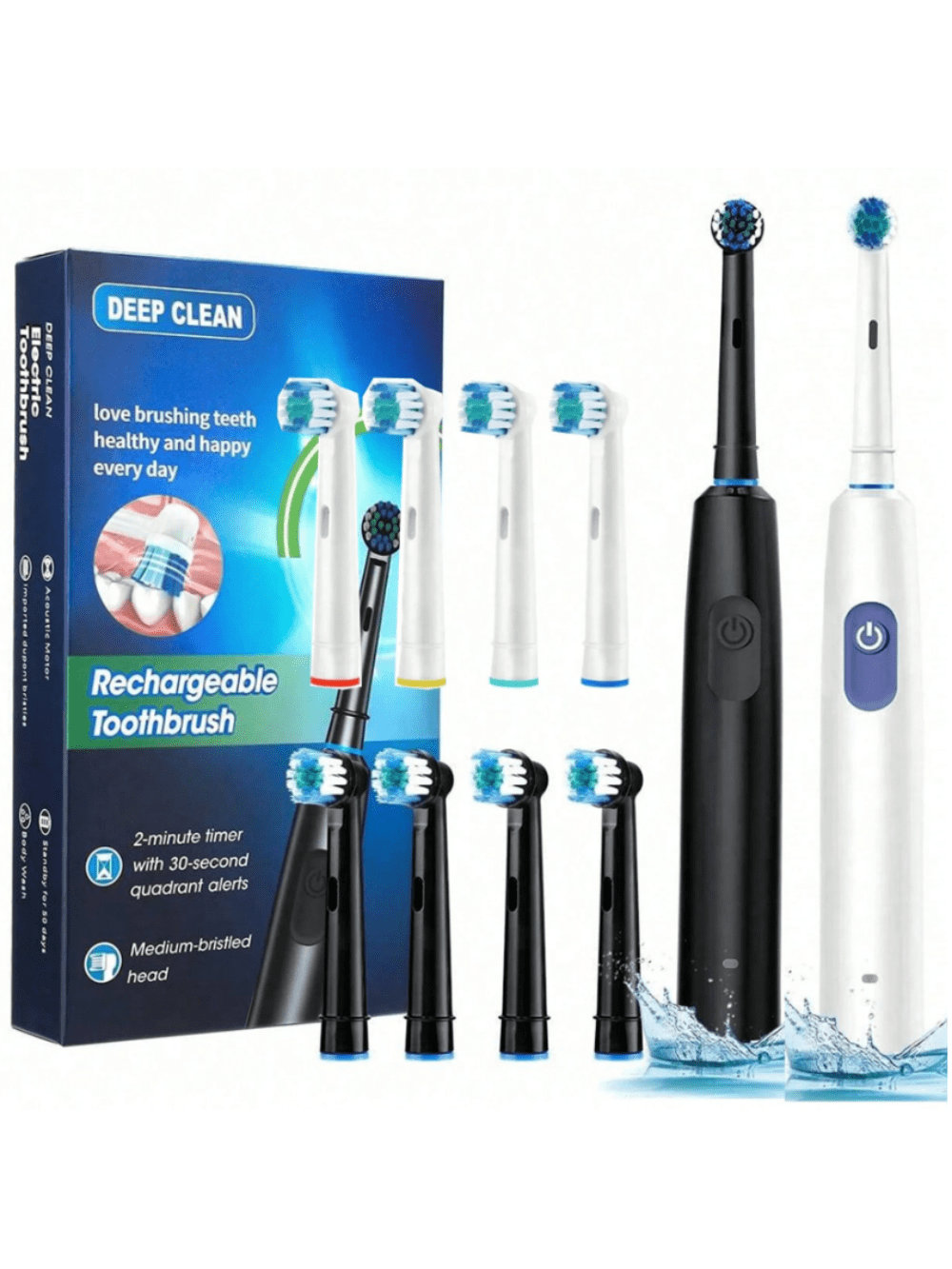 Electric Rotating Toothbrush With Modes