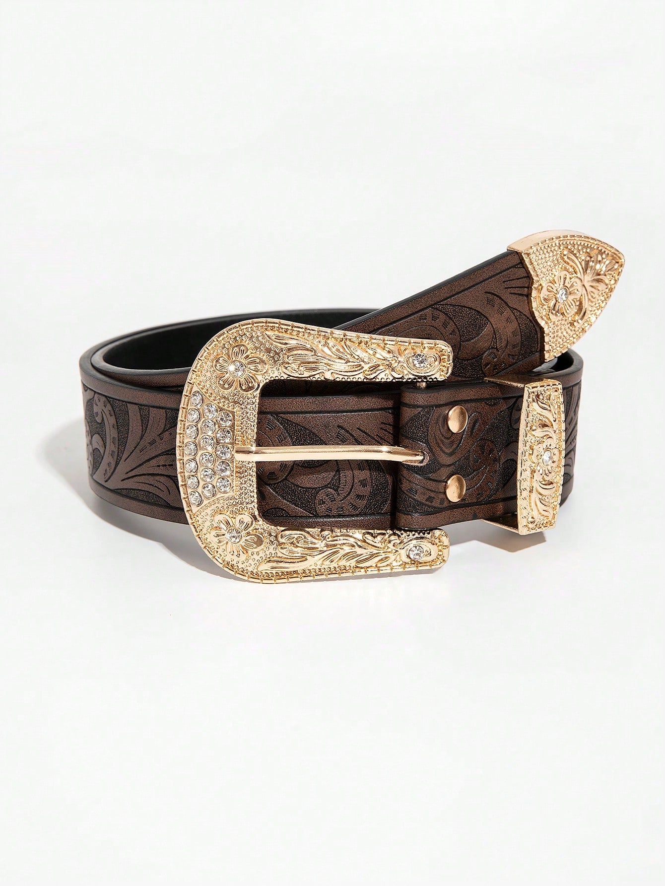 Vintage Western Bull & Dragon Belt