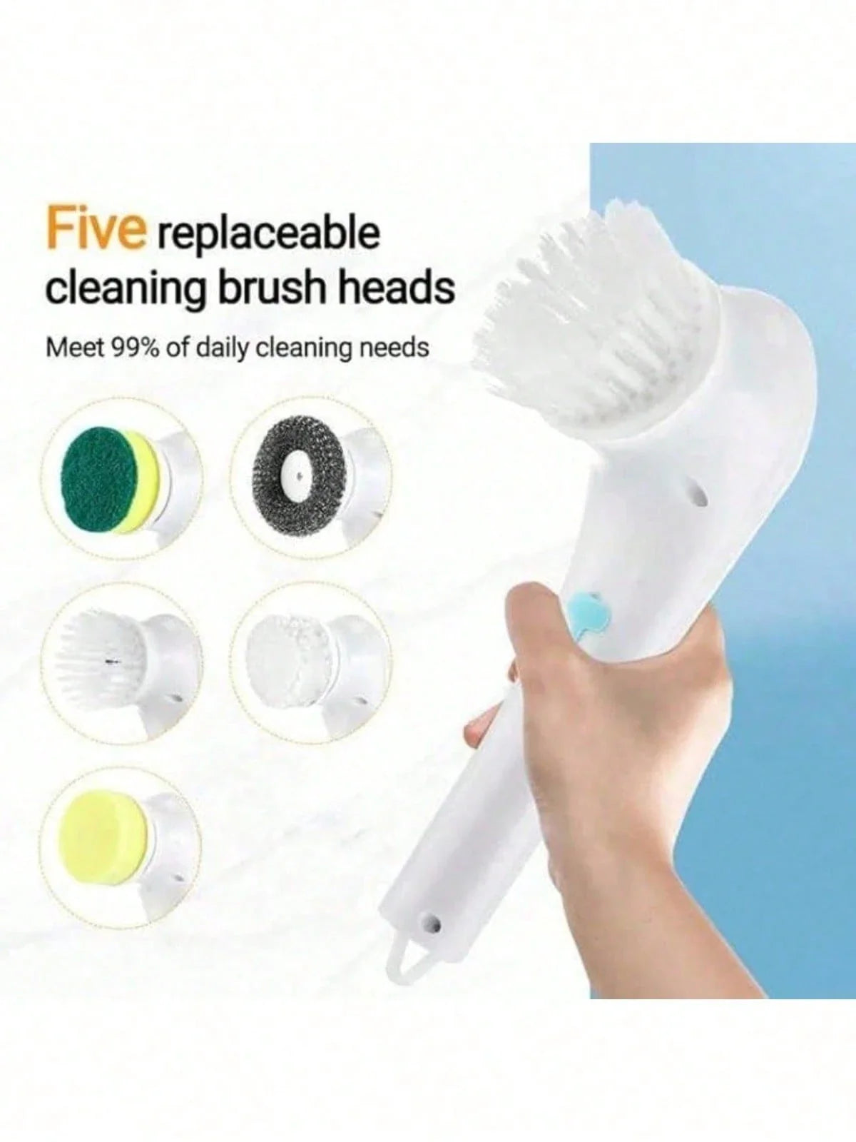 Multifunction Electric Rotating Cleaning Brush