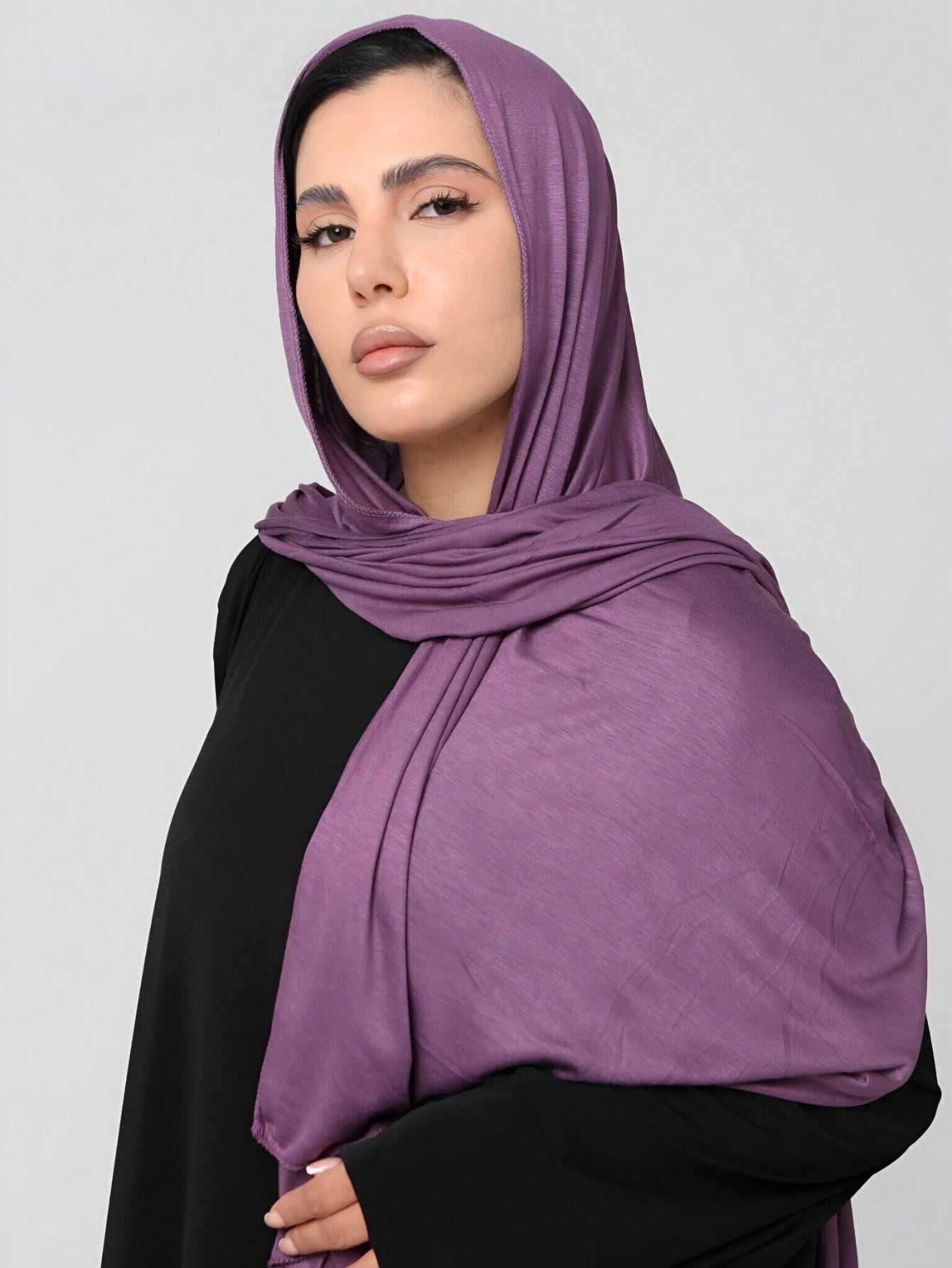 Soft Solid Color Hijab