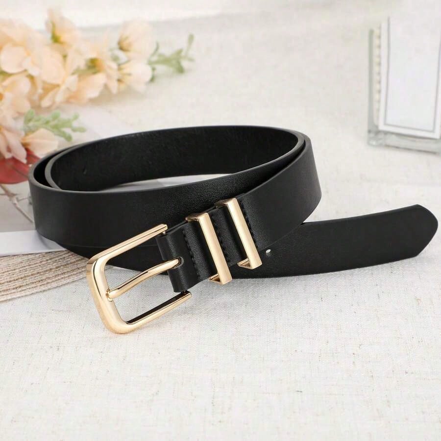 3PCS Solid Color PU Belts