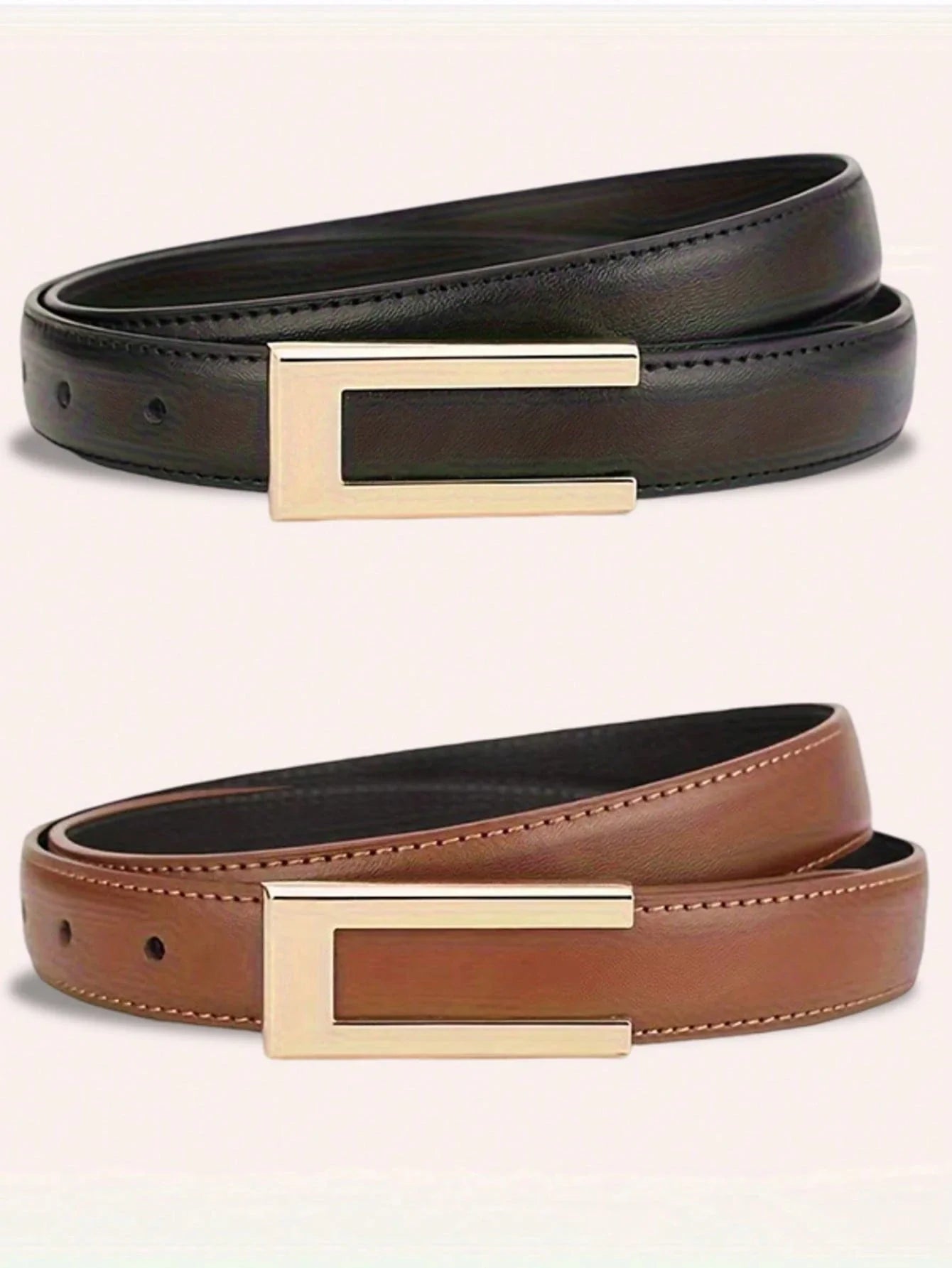 Elegant U-Shaped Alloy Belt