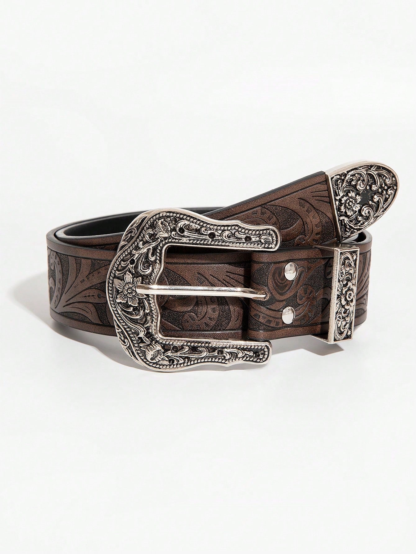 Vintage Western Bull & Dragon Belt