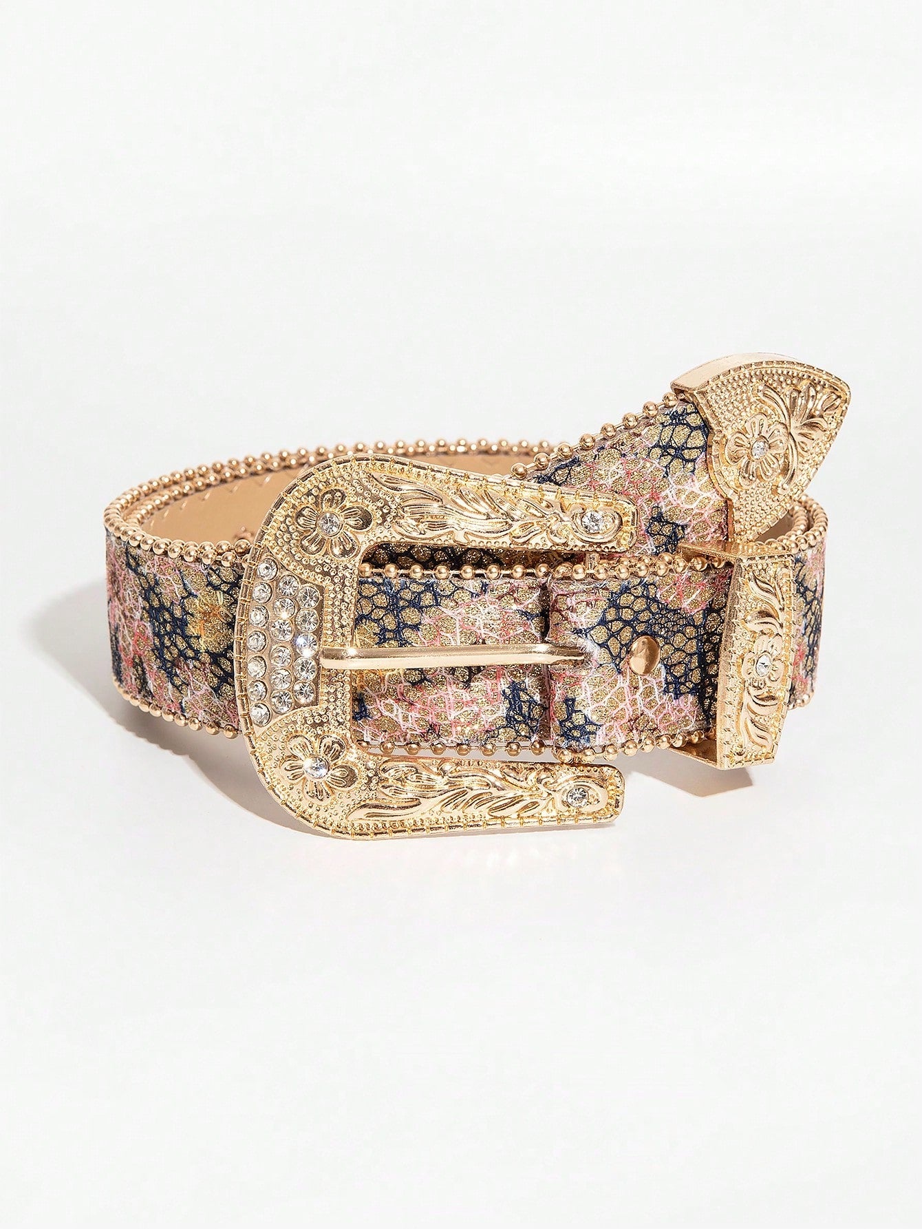 Vintage Western Bull & Dragon Belt