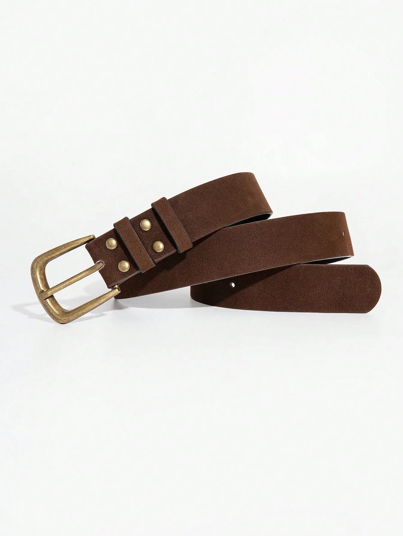 Women's Retro Square Buckle Belt