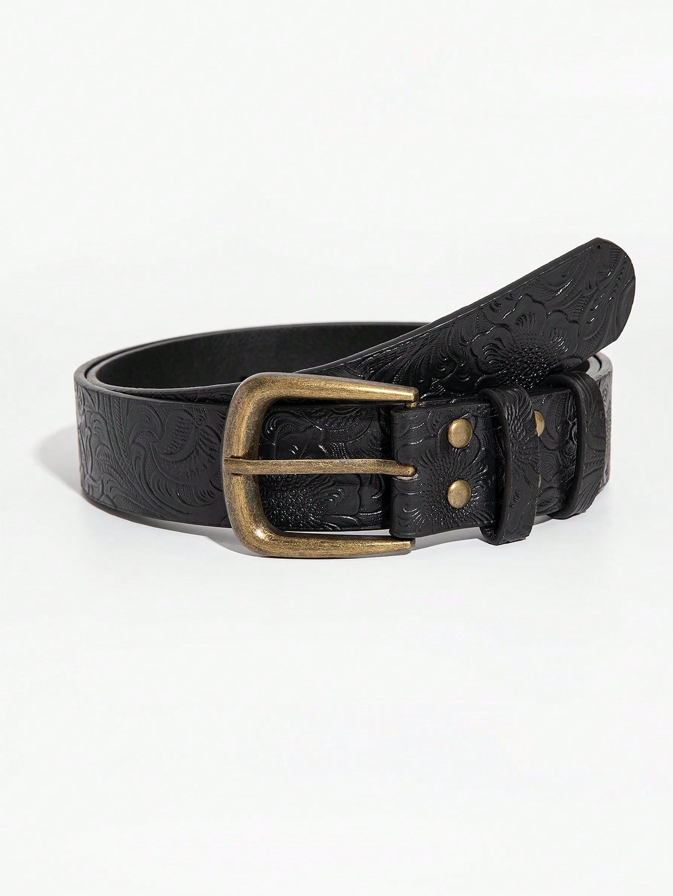 Women's Retro Square Buckle Belt
