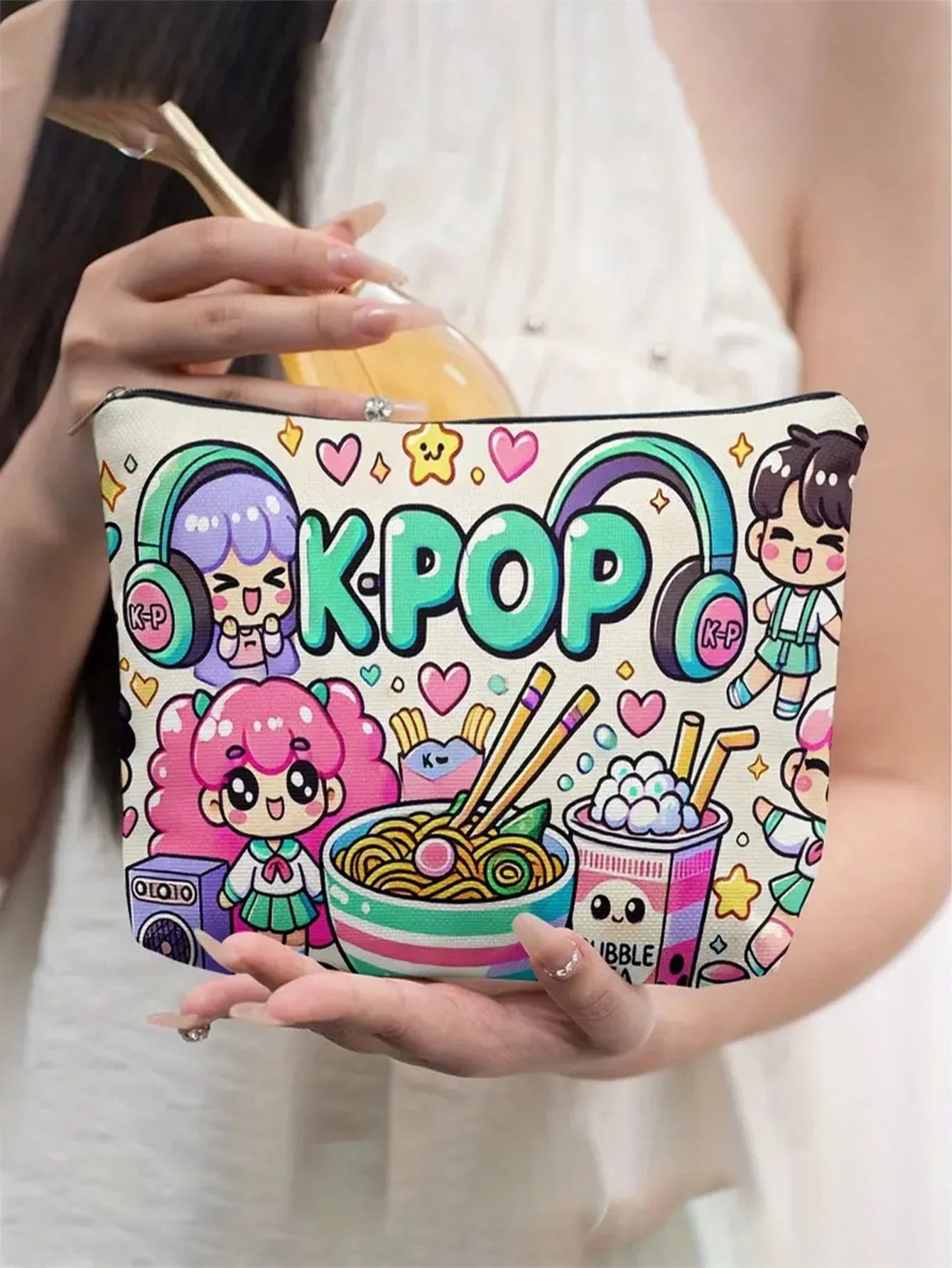 Kpop Foldable Cosmetic Travel Bag