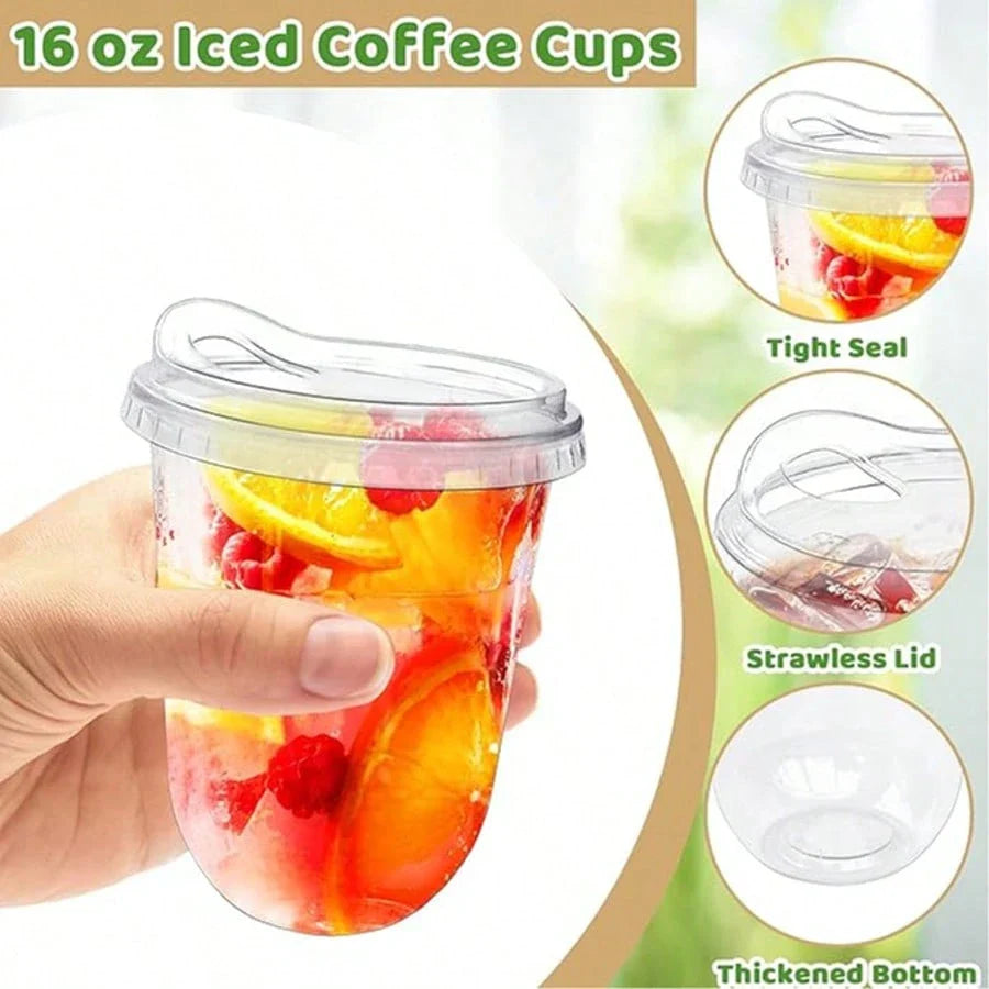 16oz Clear Iced Coffee Cups