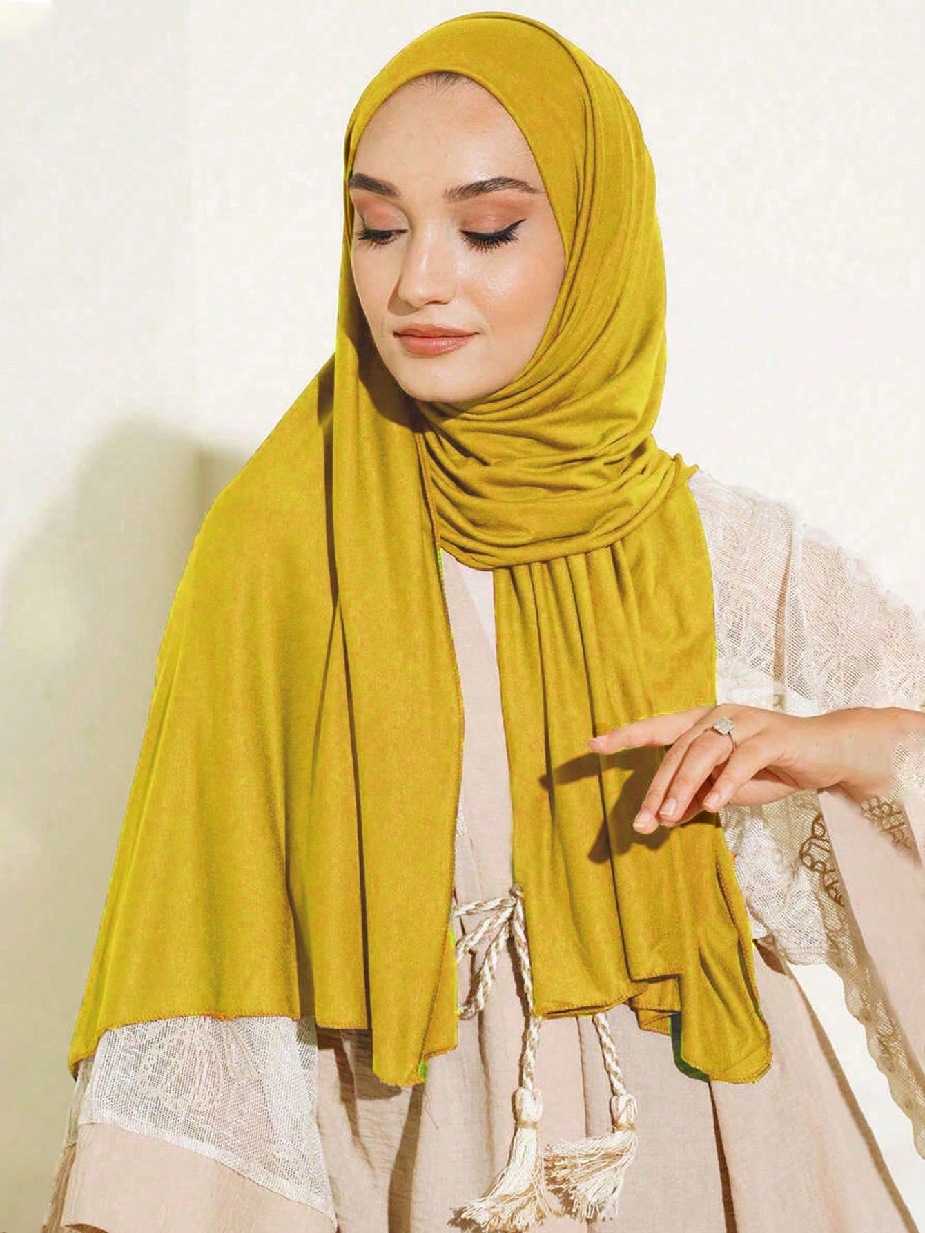 Large Elegant Women Hijab Scarf