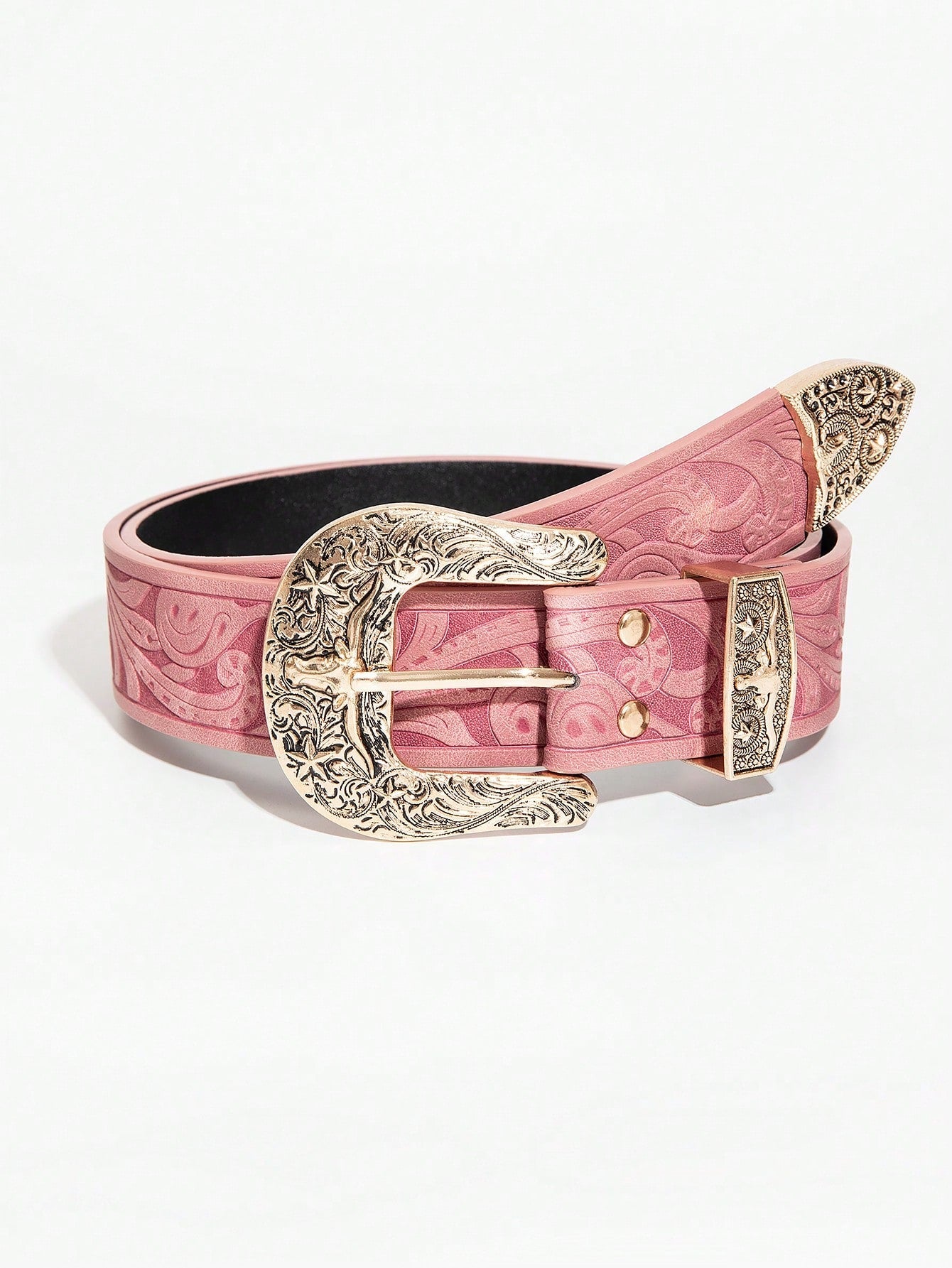Vintage Western Bull & Dragon Belt