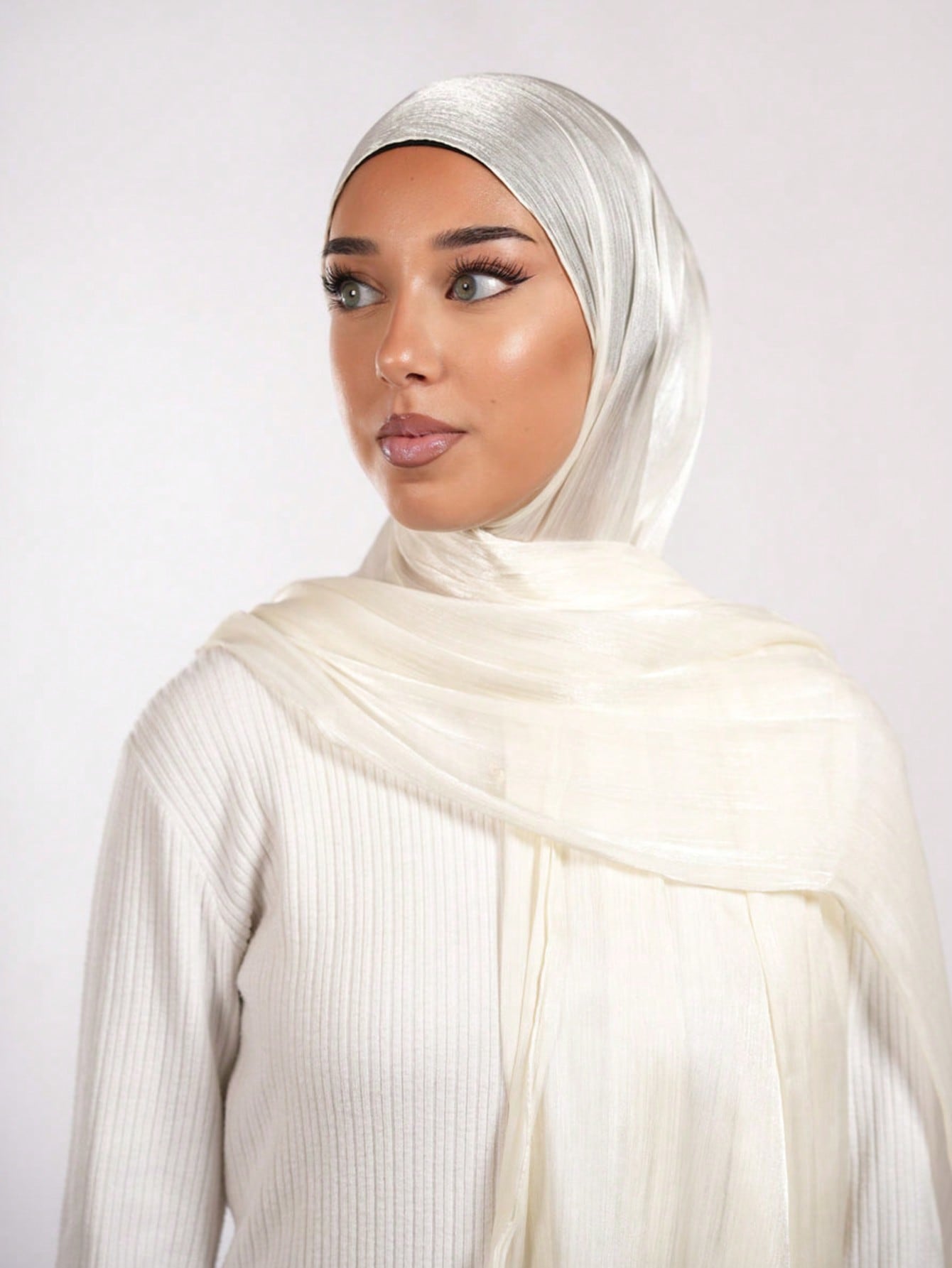 Basic Solid Color Silk Hijab