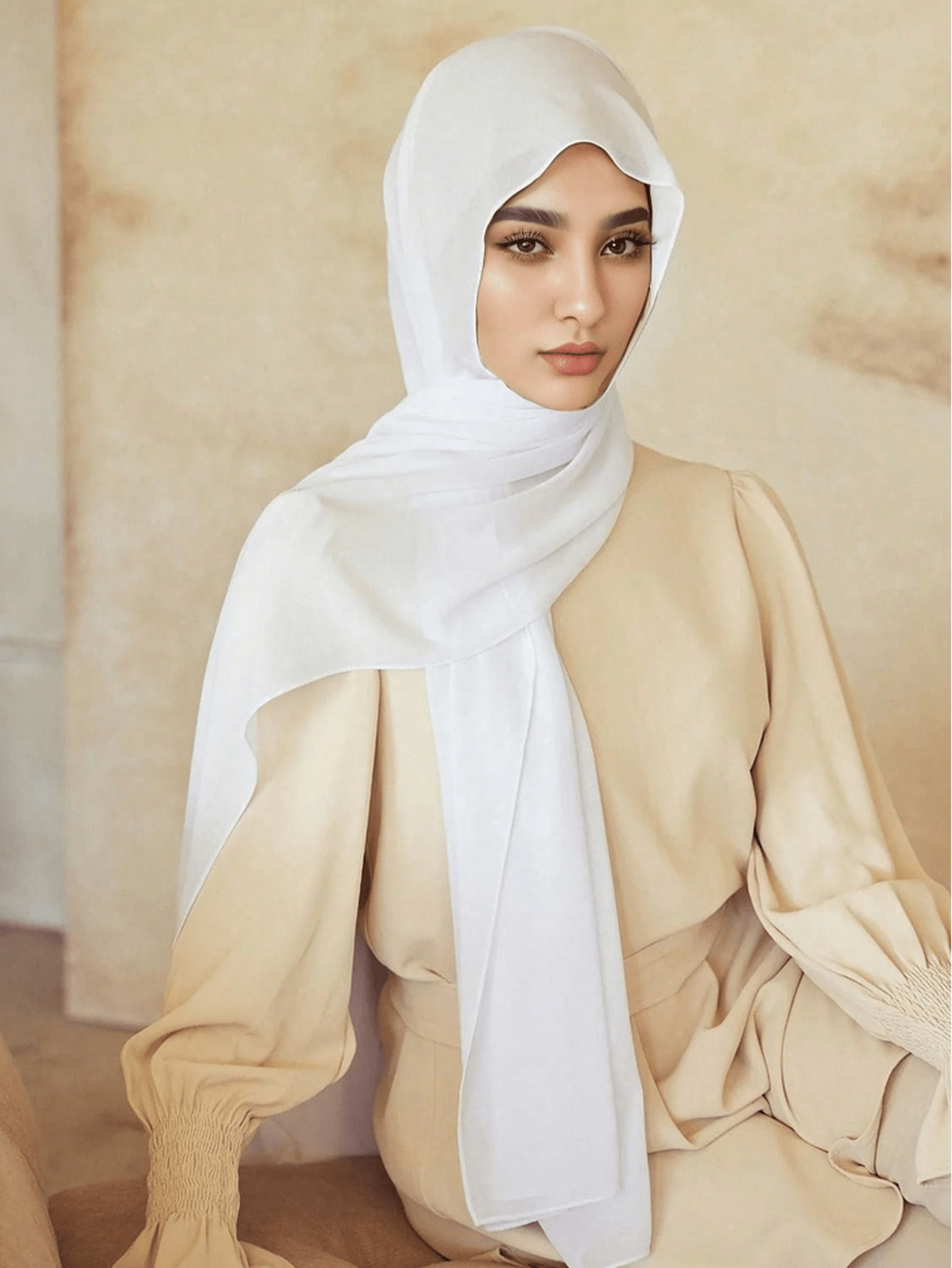 2PCS Women Turban Scarf Set
