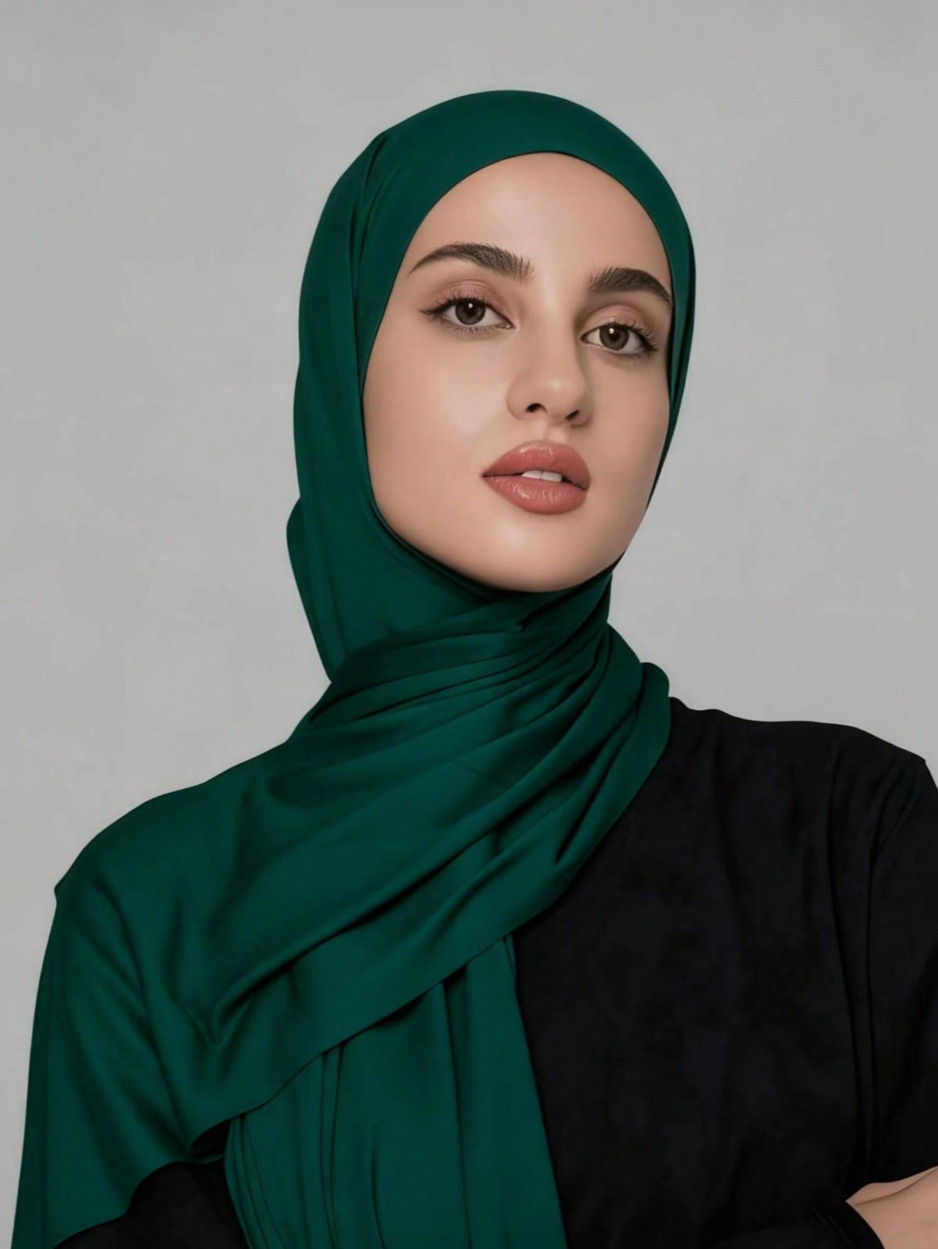 Plus Size Knitted Shawl Scarf