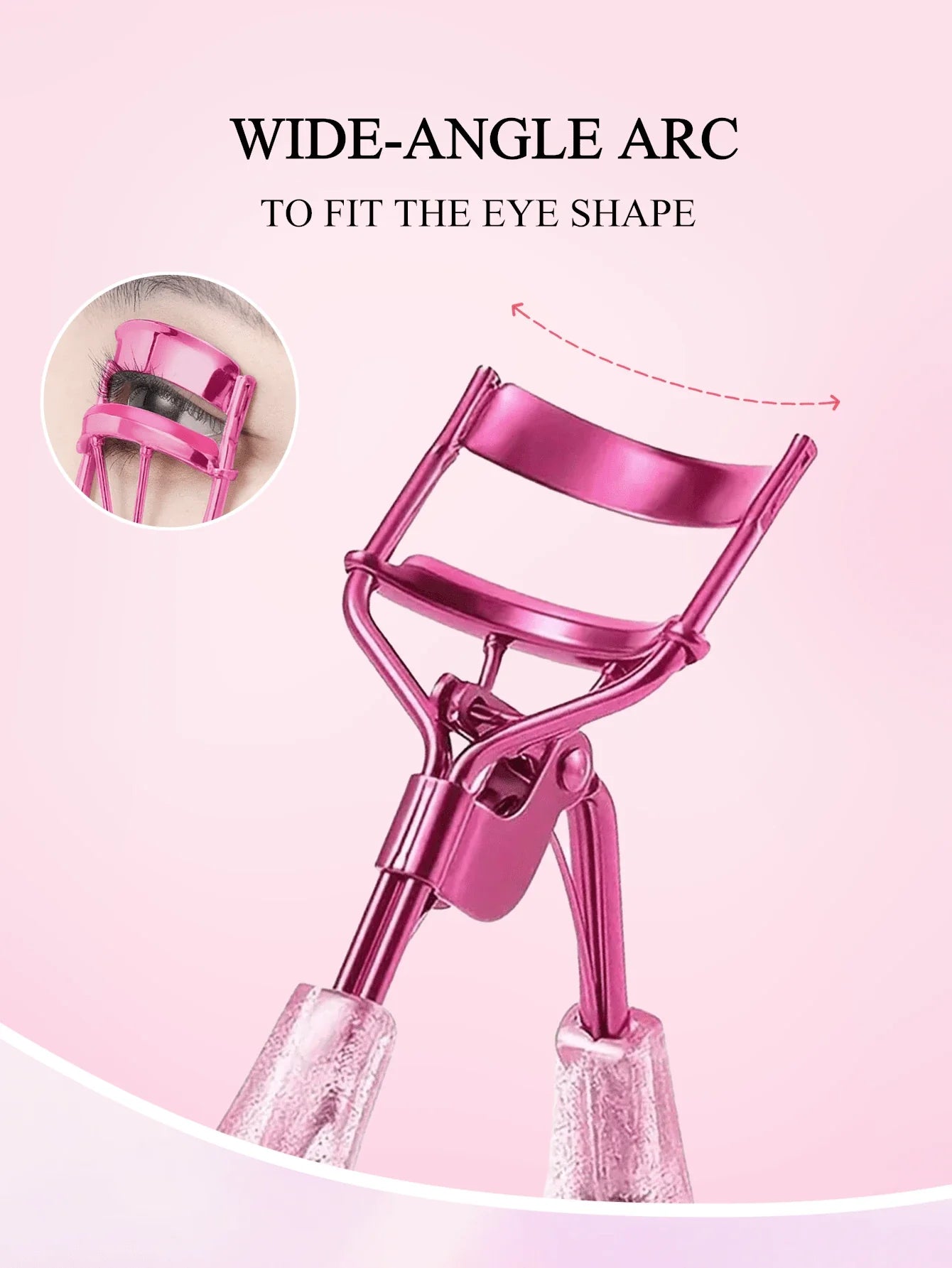 Stainless Steel Glitter Eyelash Curler