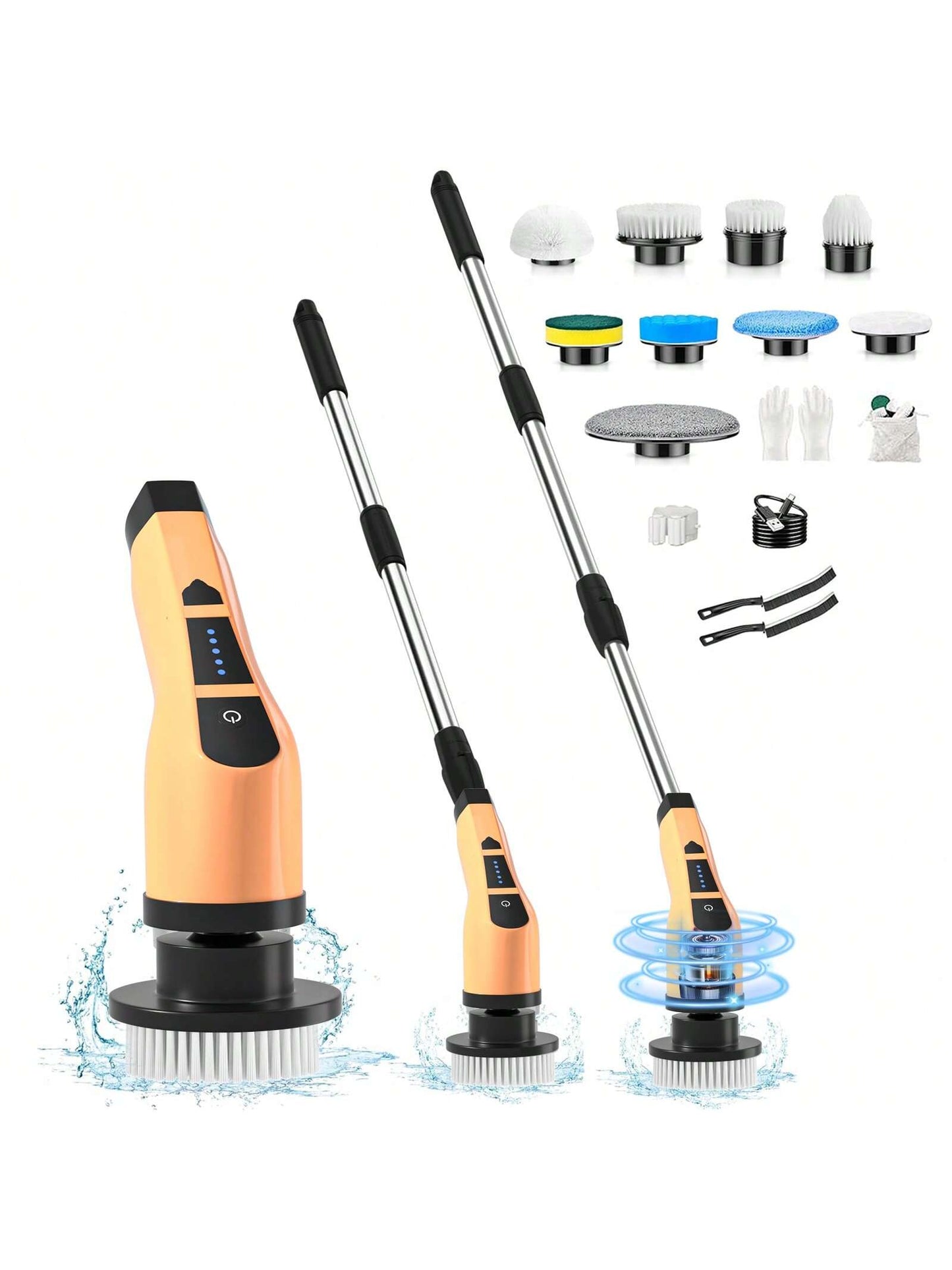 13-in-1 Electric Rotary Scrubber
