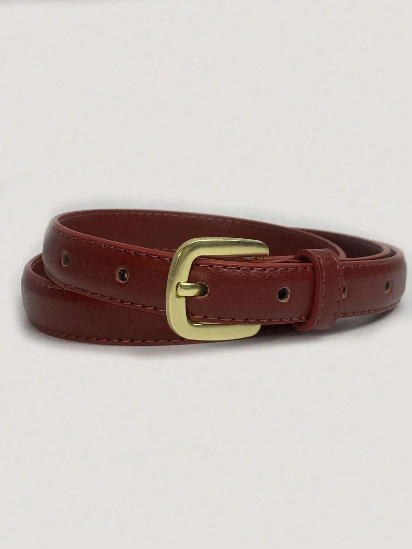 Minimalist PU Leather Belt Set