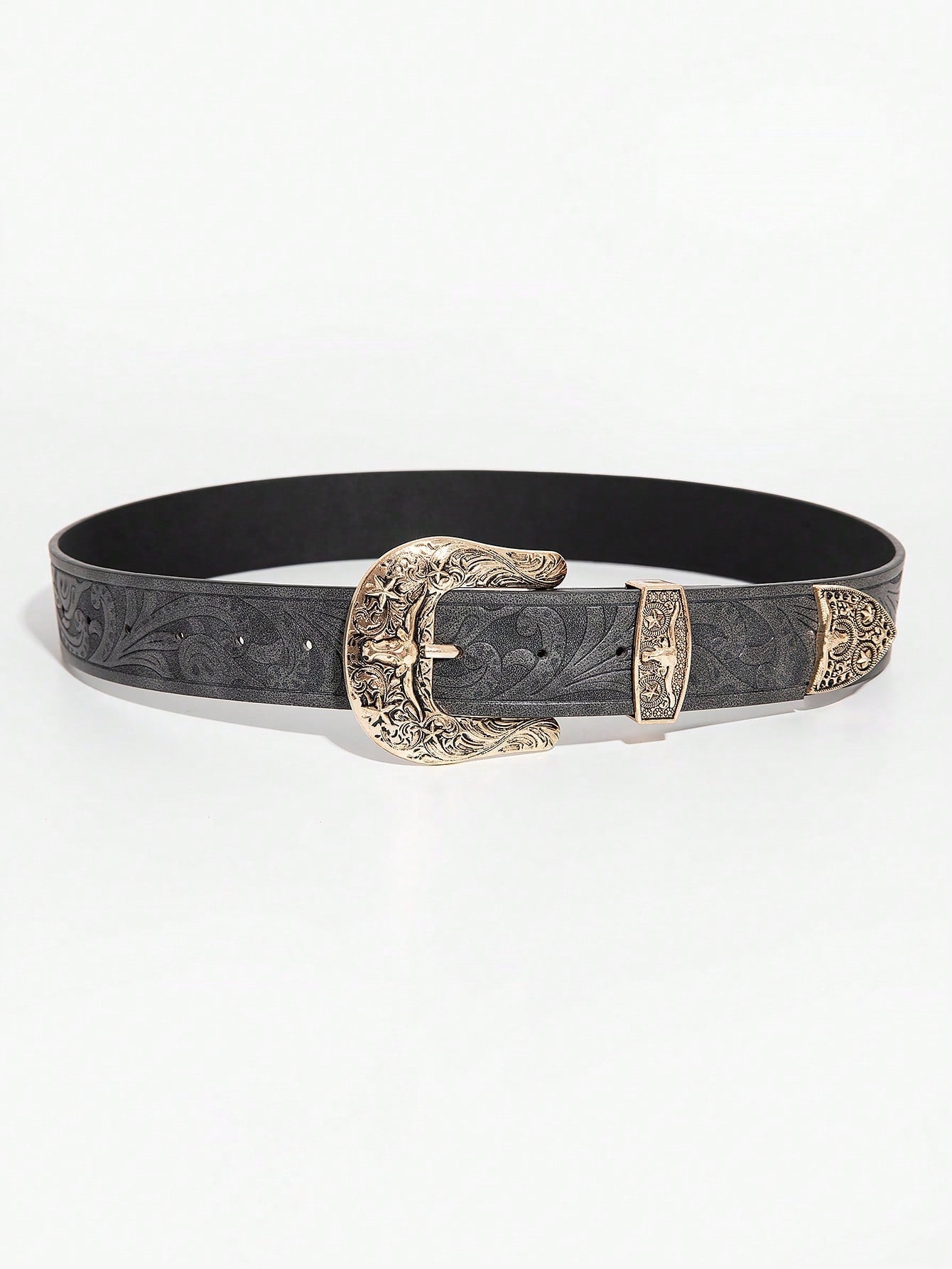 Vintage Western Bull & Dragon Belt