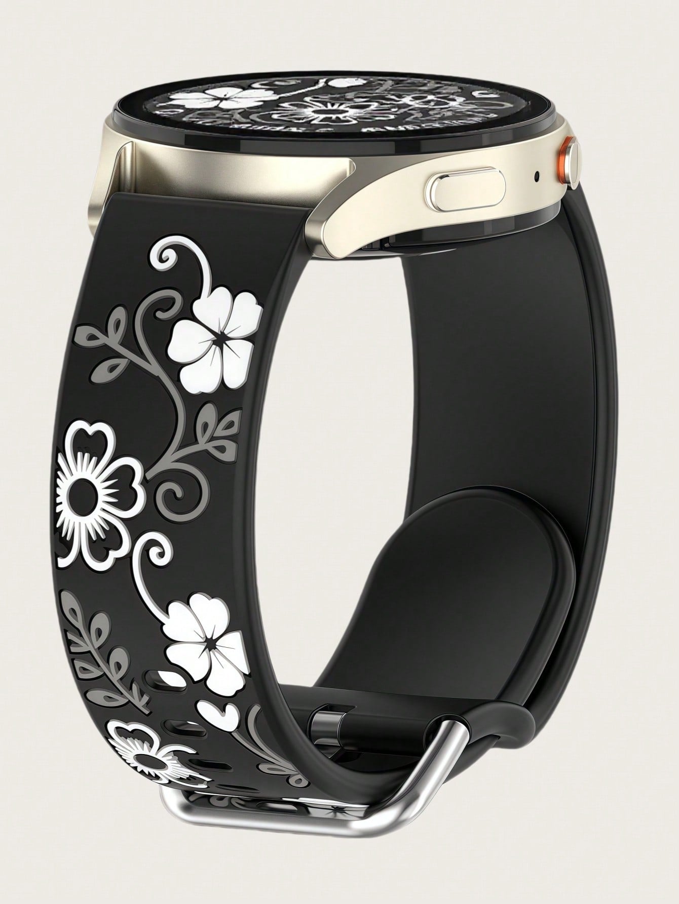 Floral Silicone Galaxy Watch Band