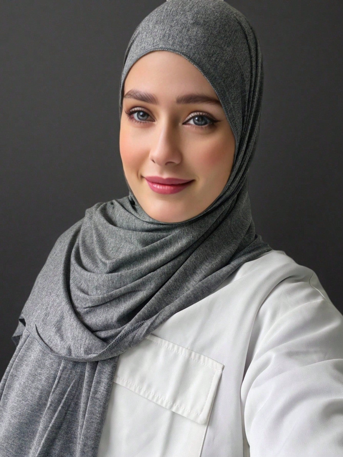 Plus Size Knitted Headscarf Shawl
