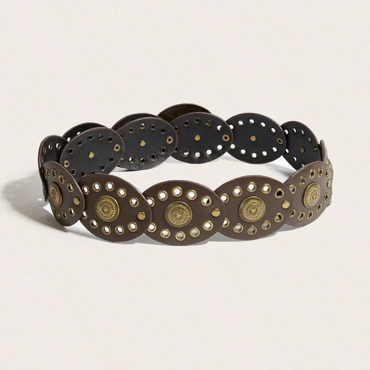 Western Retro Riveted Belt Accessory