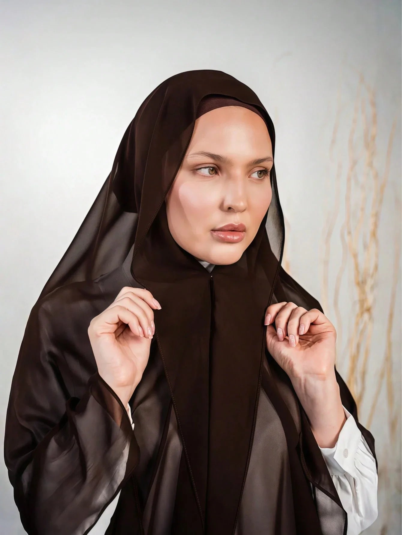 3-in-1 Instant Chiffon Hijab