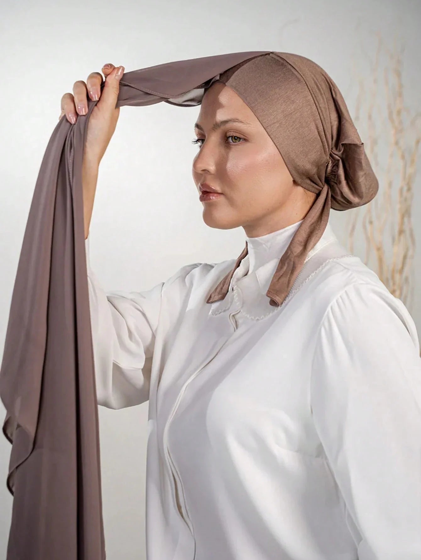 3-in-1 Instant Chiffon Hijab