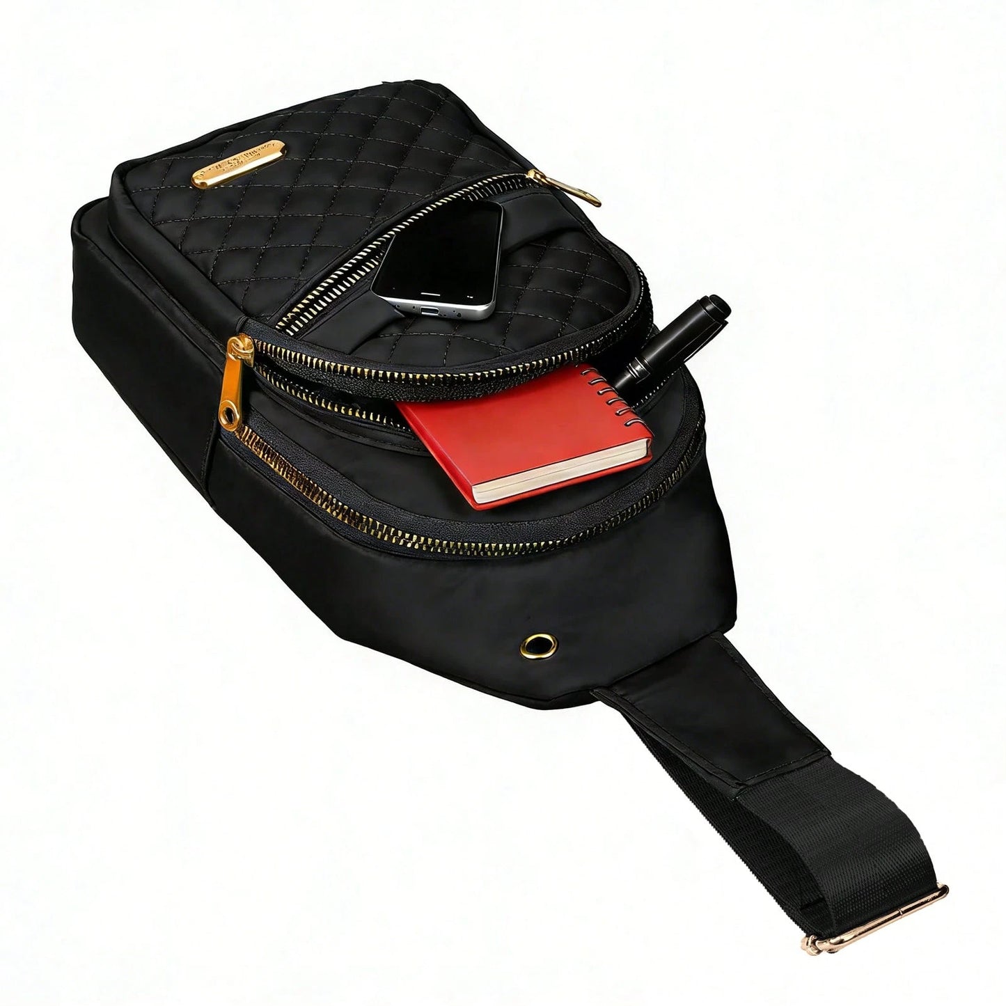 2026 Quilted Waist Crossbody Bag